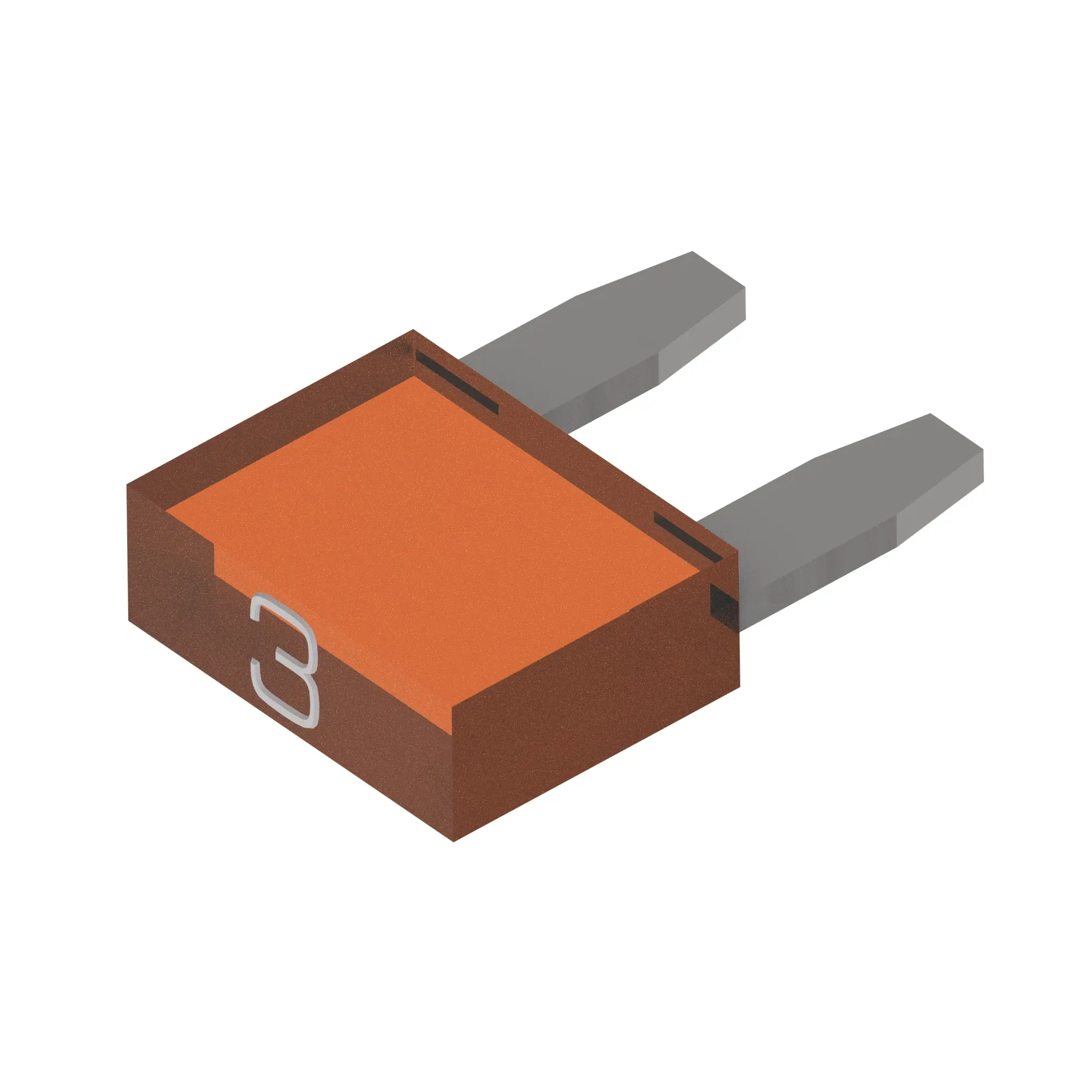 John Deere Miniature Blade Fuse, 3 Amperes - 57M11212