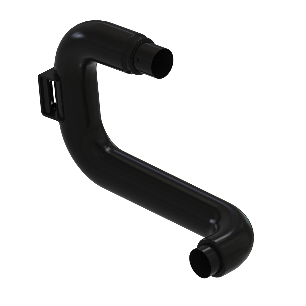 Exhaust Pipe, A-Post, Lower