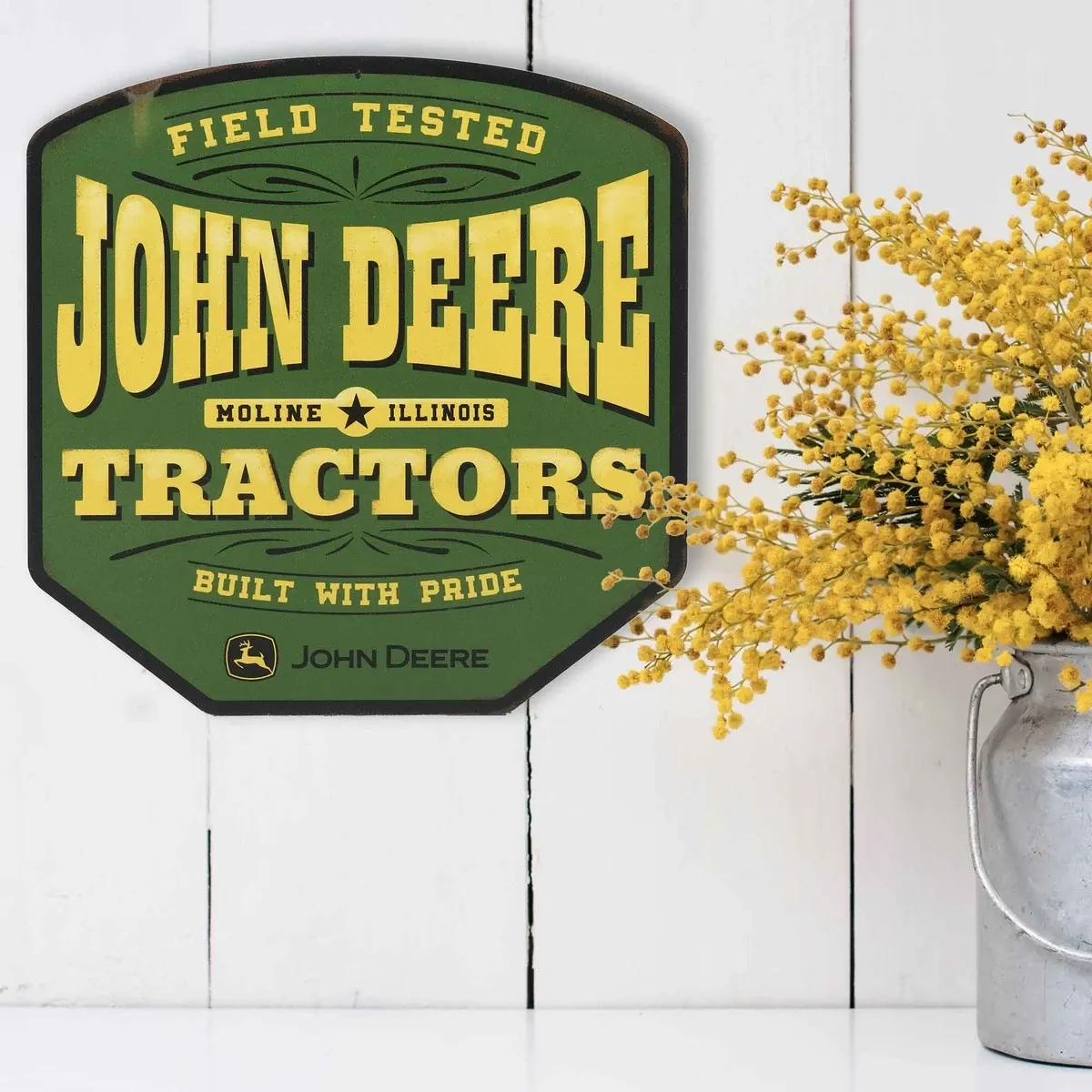 Field Tested Tractors Metal Sign