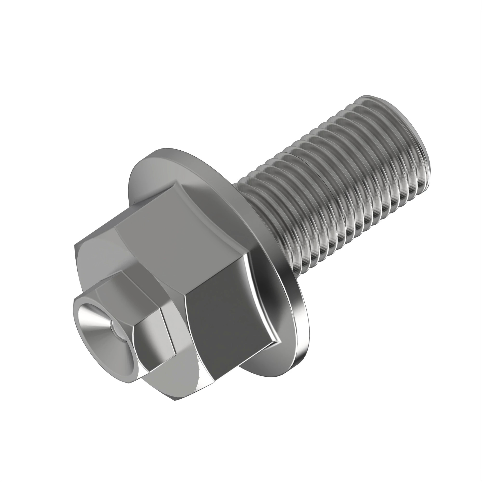 SCREW WITH LUBRICATION FITTING