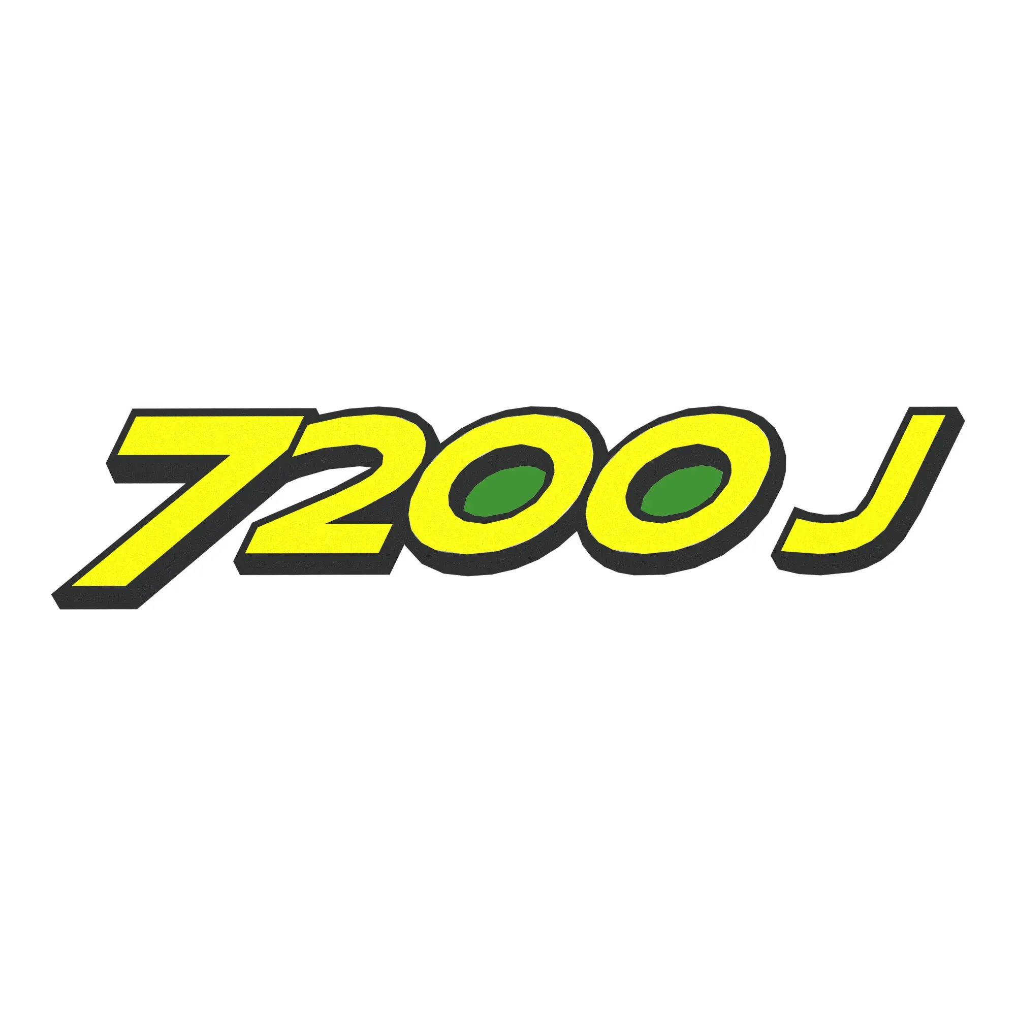 John Deere 7200J Label, Left Side - R557261
