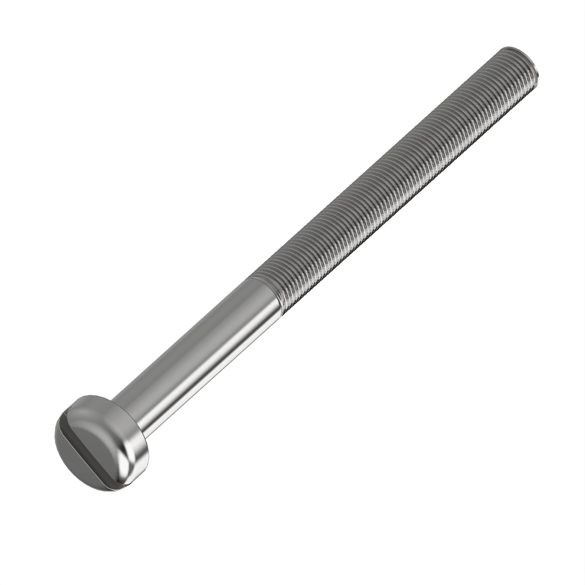 SCREW, MACH, SLOTTED ROUND HEAD