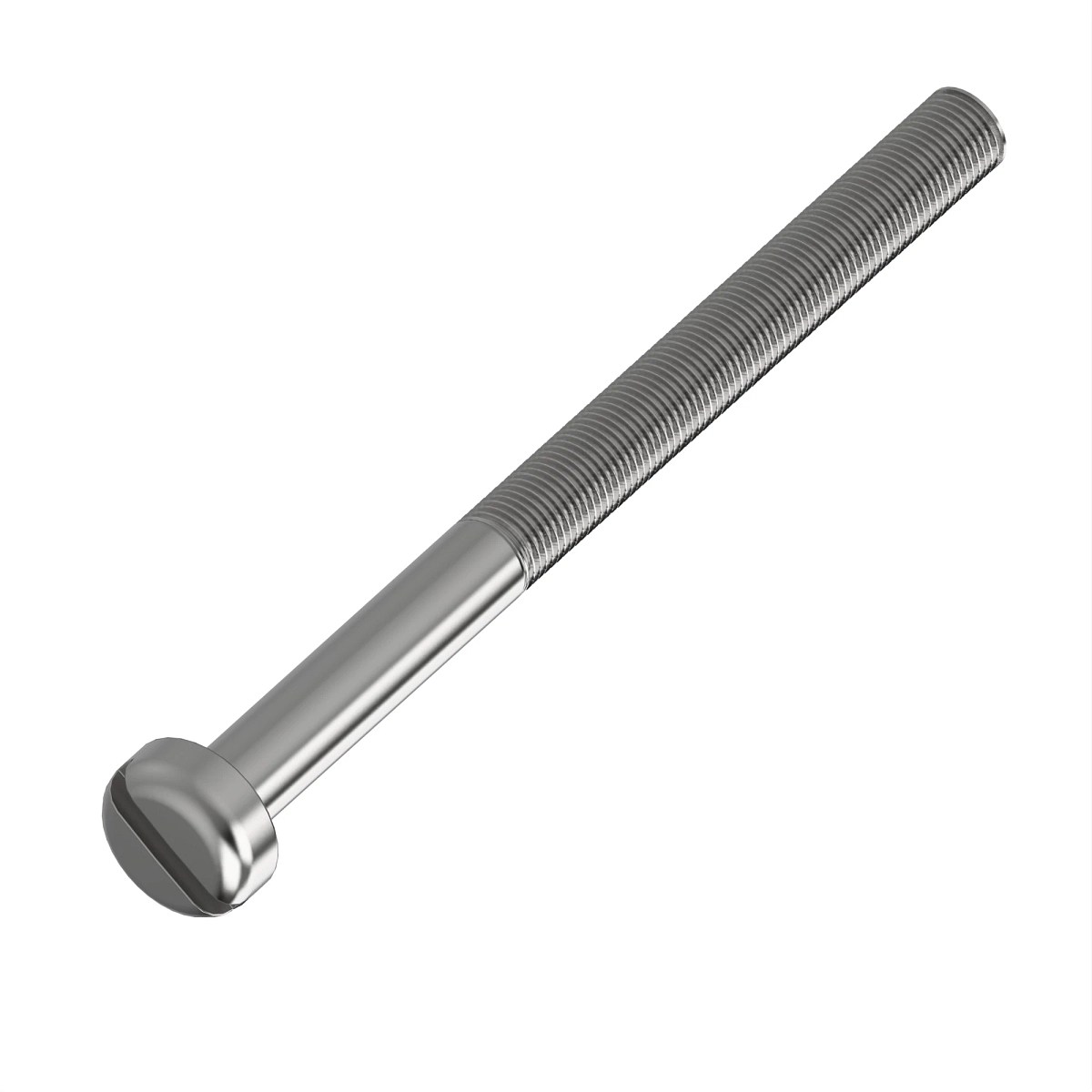 Screw, Mach, Slotted Round Head