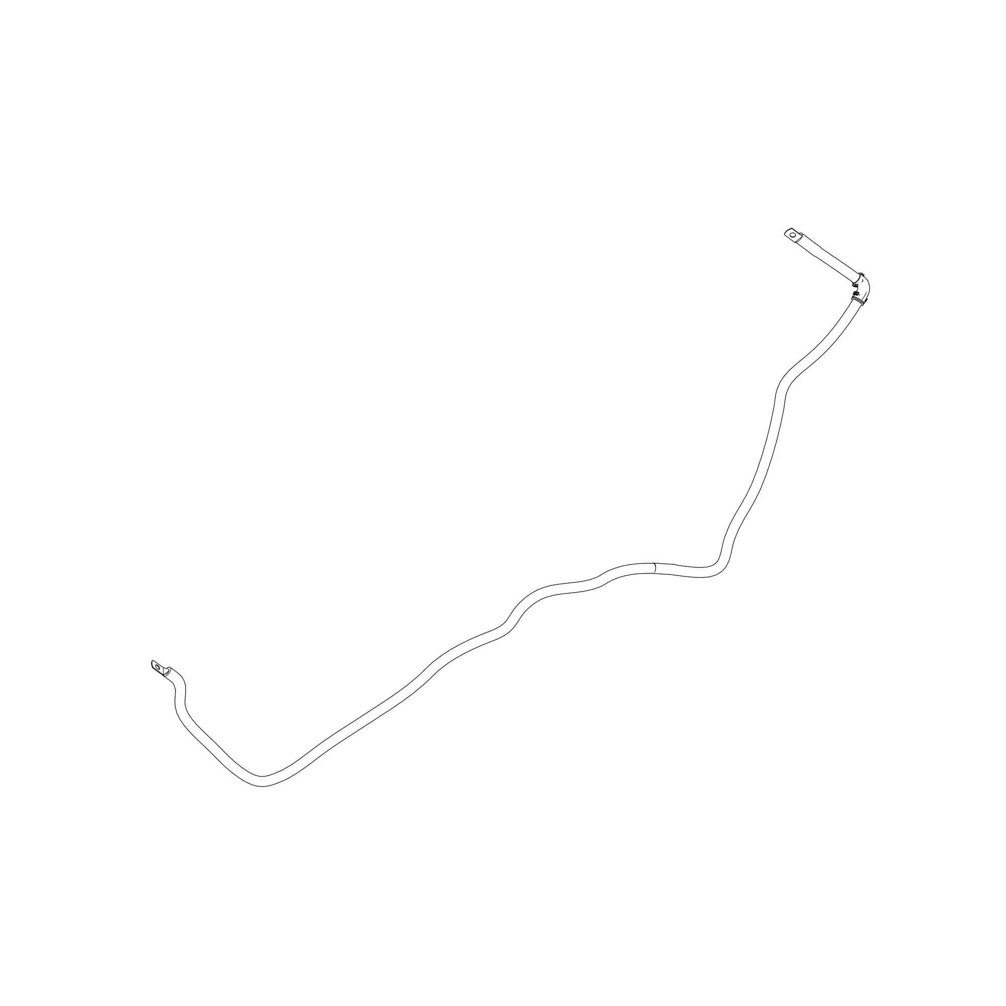 John Deere Battery Cable, Length 2004 mm - AL230595