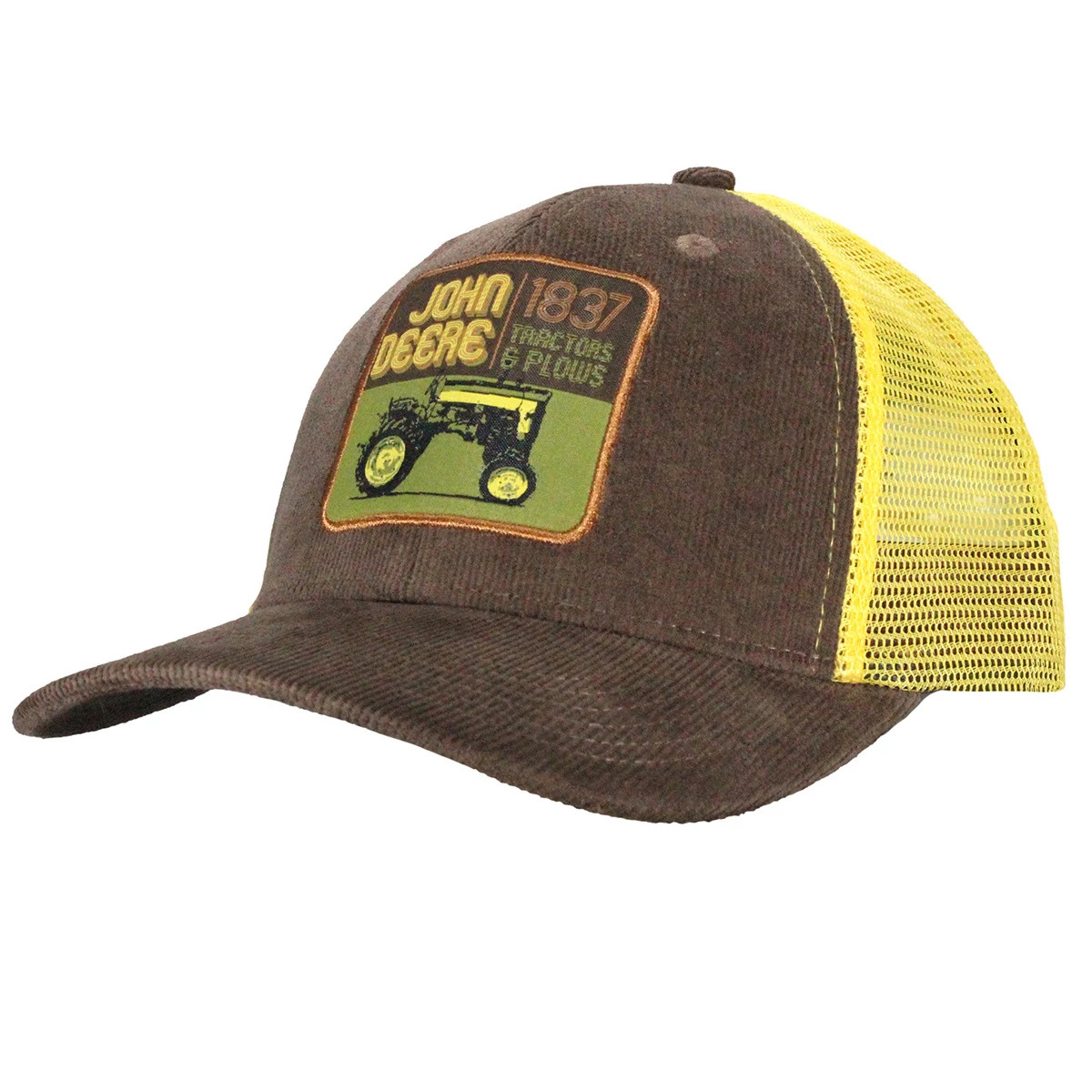 "Brown 1837 Patch Mesh Hat"