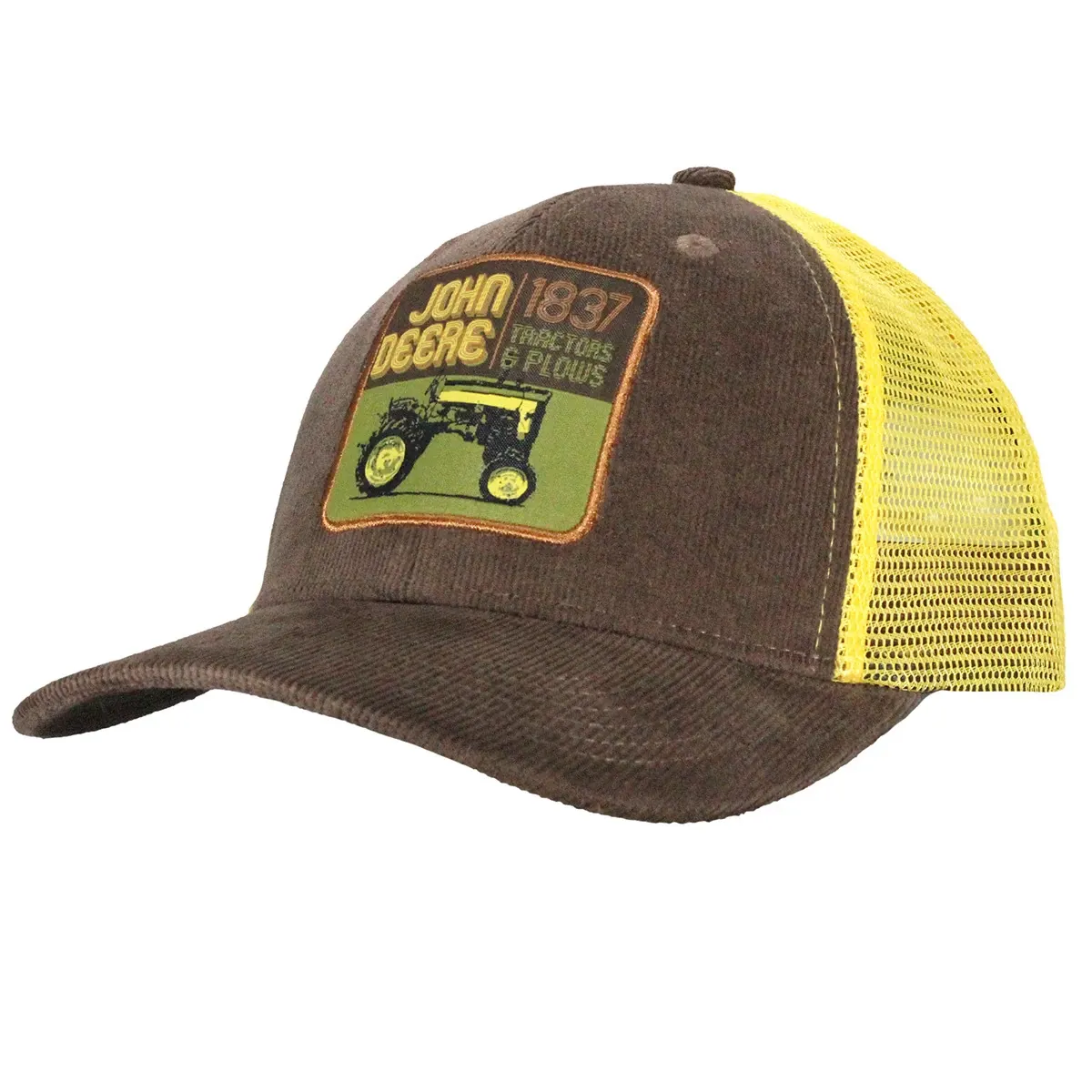 "Brown 1837 Patch Mesh Hat"