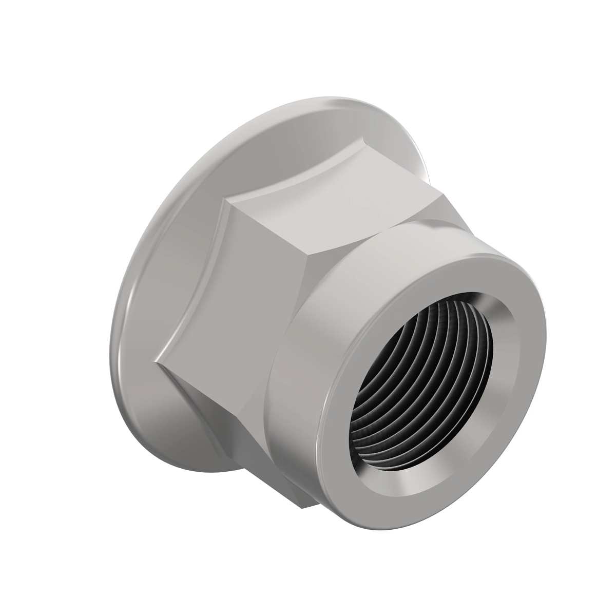 John Deere Hexagonal Flange Self-Lock Nut, M8 - 14M7396