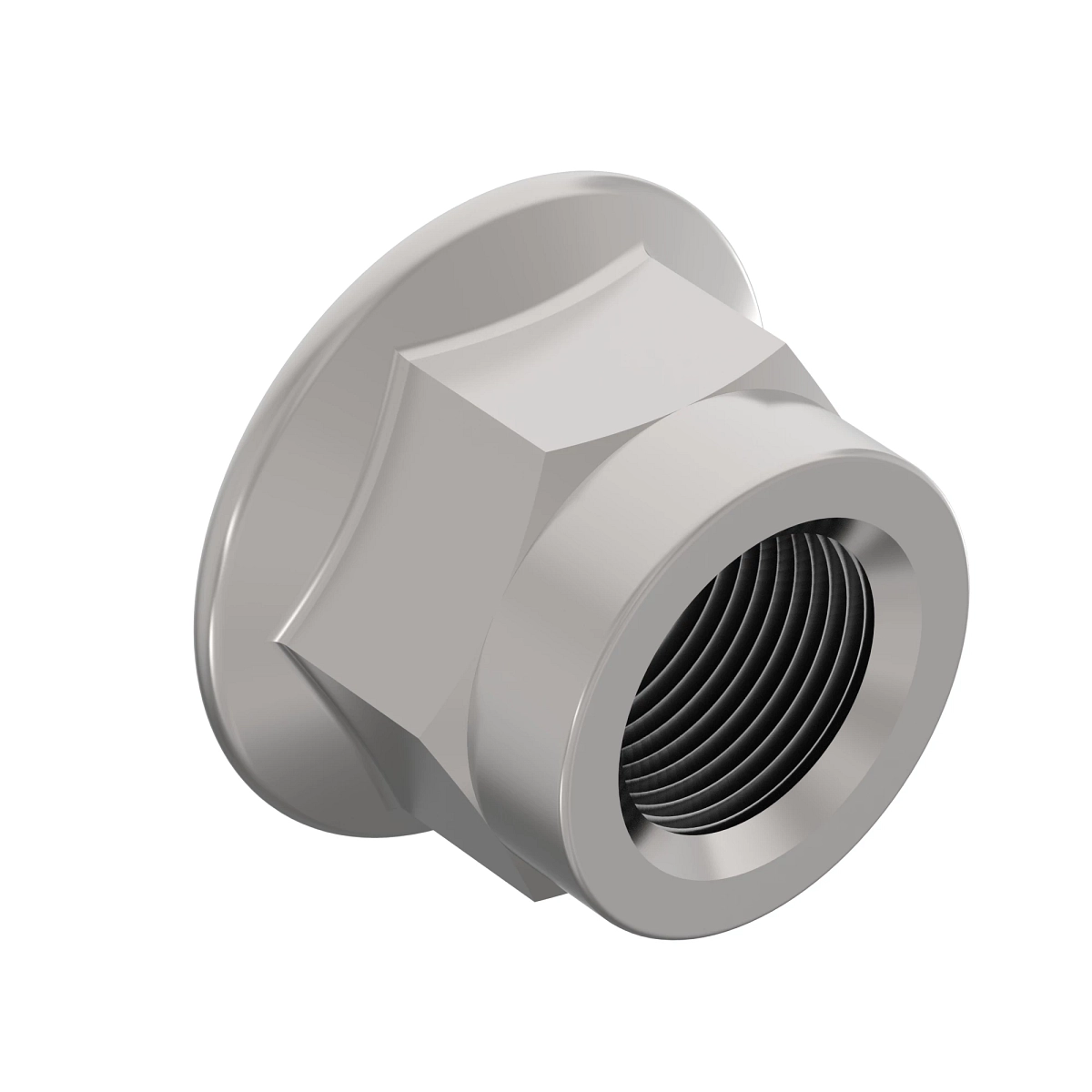 John Deere Hexagonal Flange Lock Nut, M8 - 14M7396