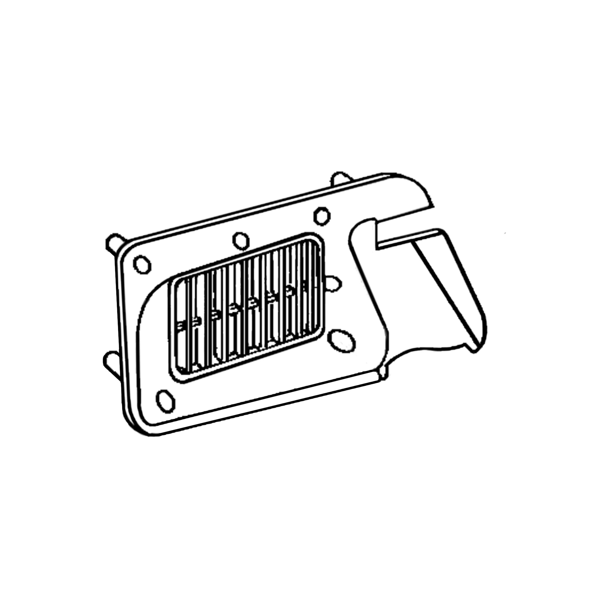 BEZEL, LH FENDER LAMP