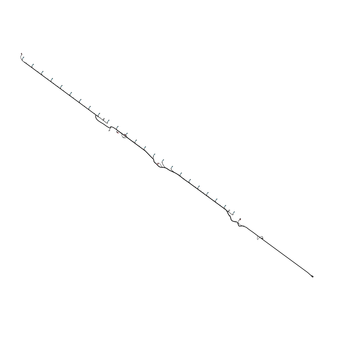 WIRING HARNESS, 40M 38CM OUTER