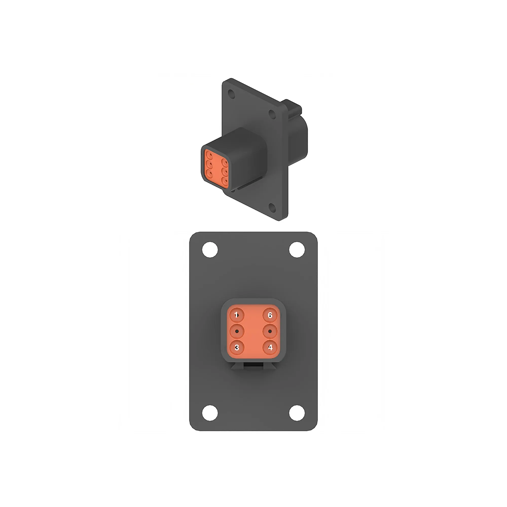 John Deere Elec. Connector Housing - 57M14599