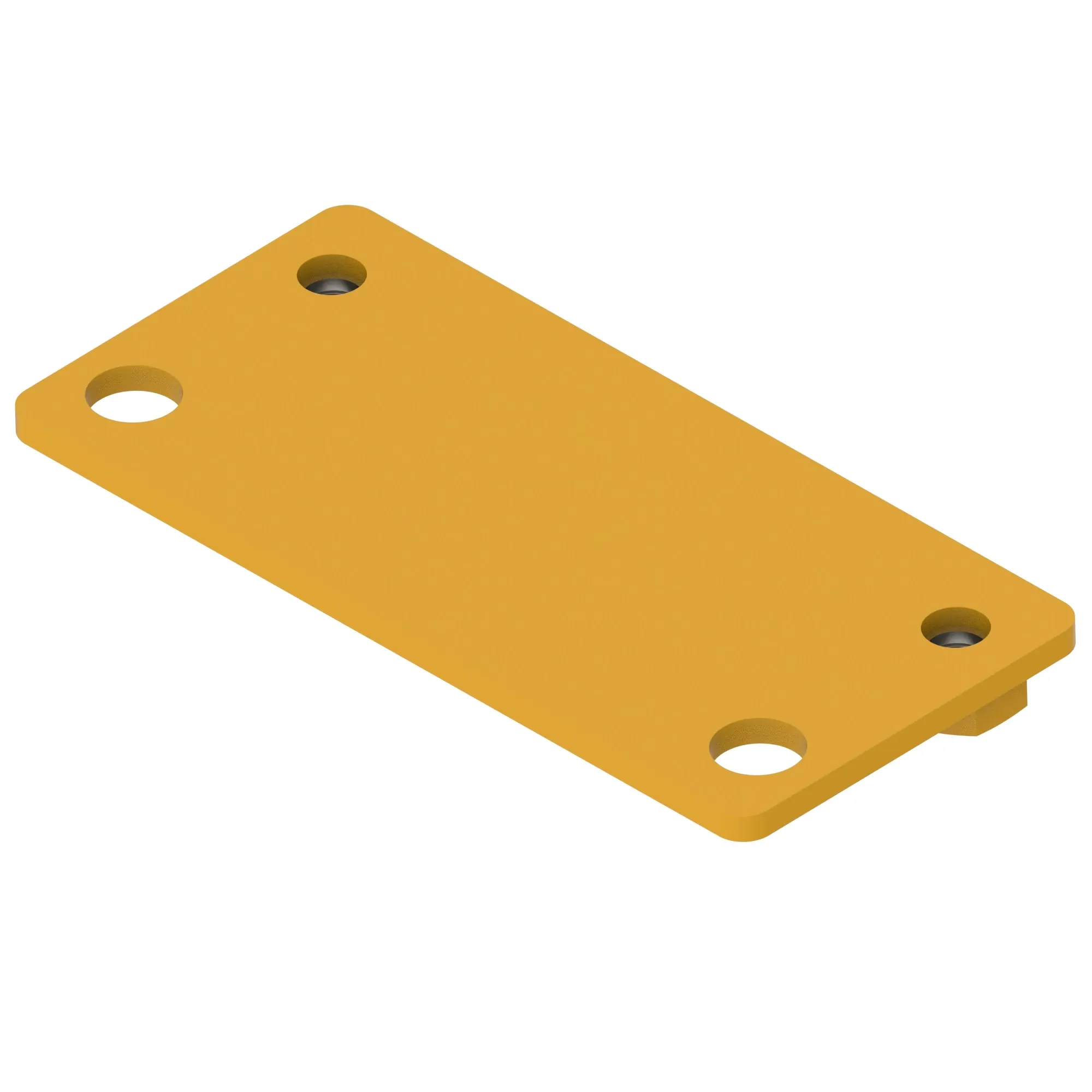 BRACKET, DOUBLE RUBBER CLAMP RETAIN