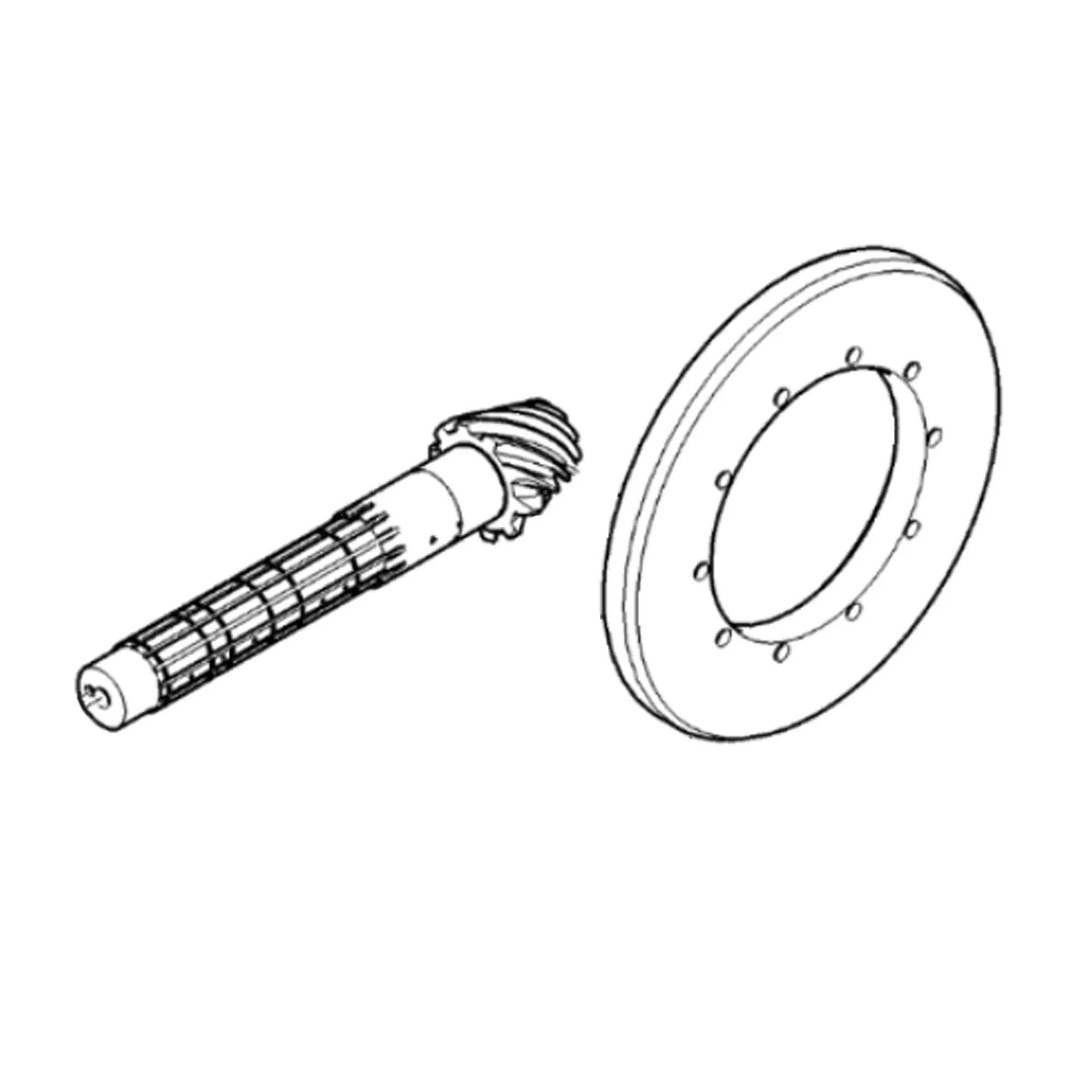 John Deere Bevel Gear Drive and Shaft - SJ16272