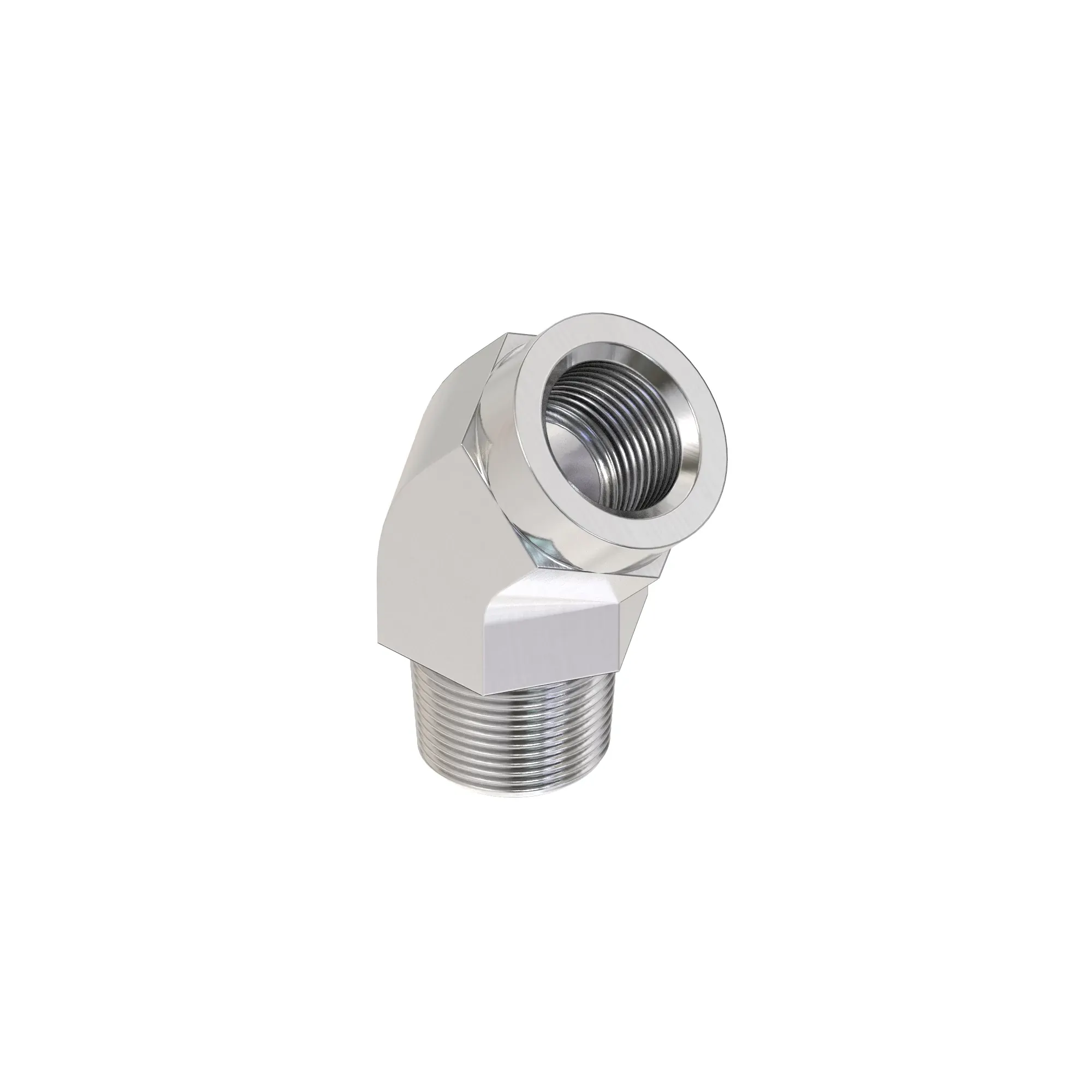 45 DEG STREET ELBOW, STAINLESS