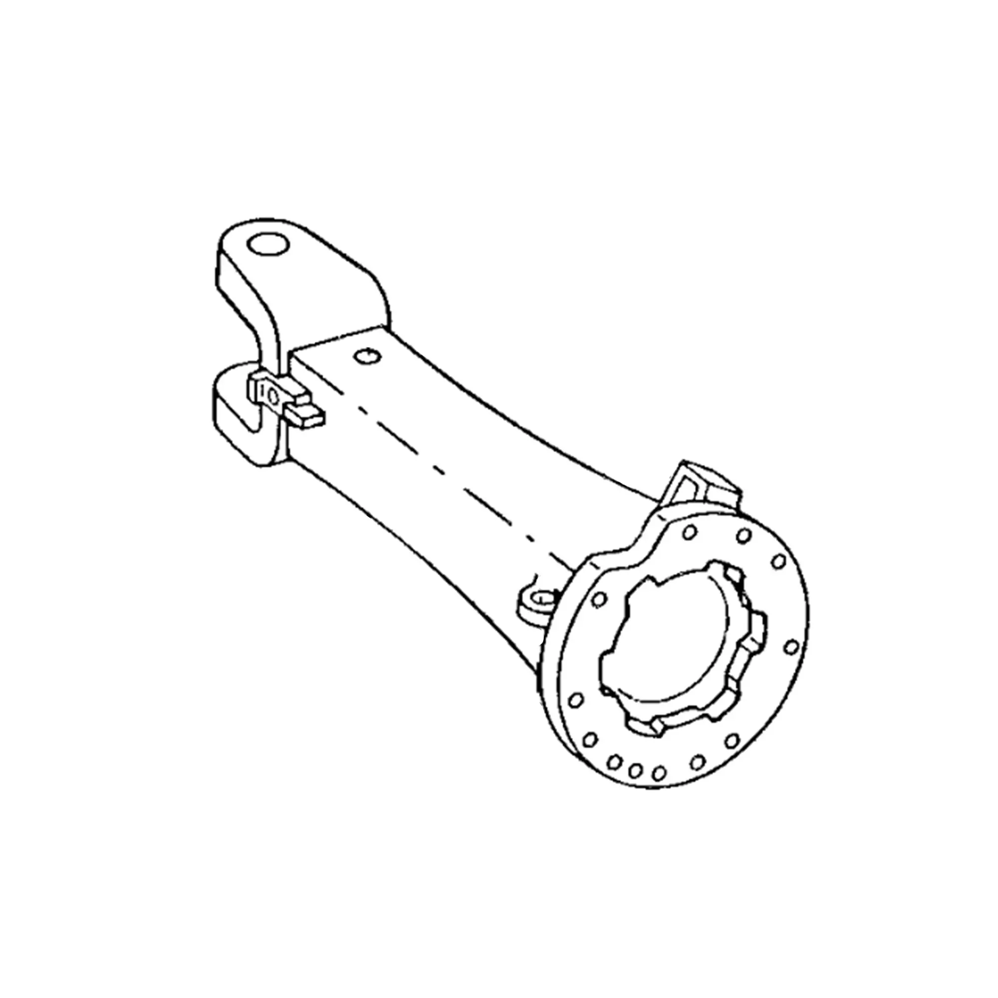 John Deere MFWD RH Axle Housing - R125101