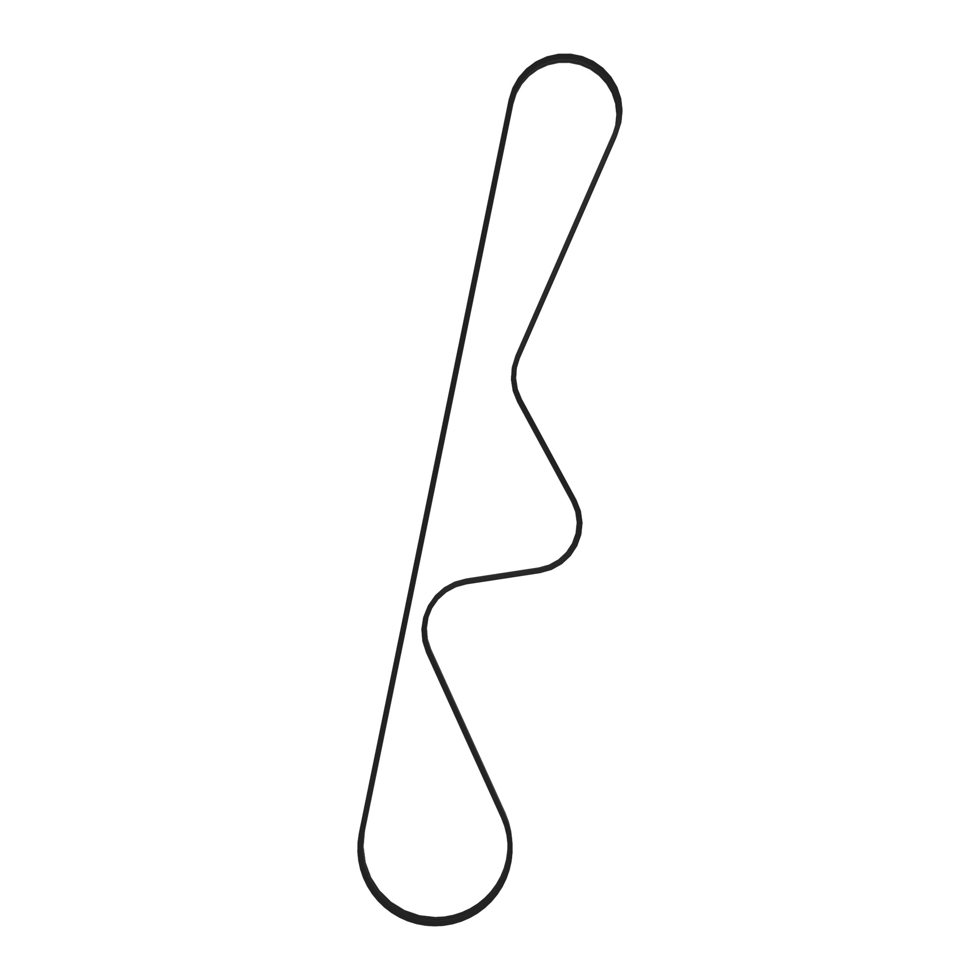 John Deere Powertrain Main Drive Belt Set, Effective Length 6375 mm (251 inch) - AZ51640