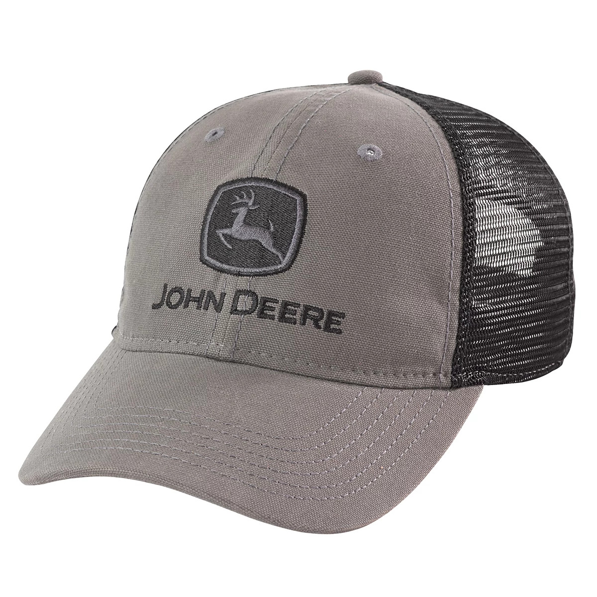 "Men's Charcoal Canvas Hat"