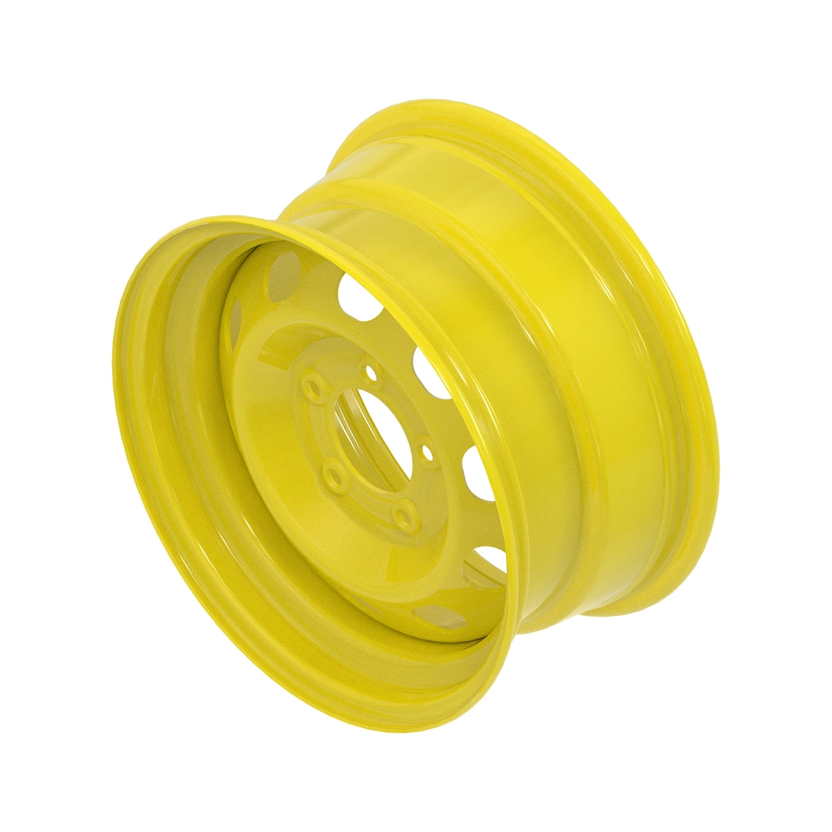 Wheel, 14X7 Steel Yellow