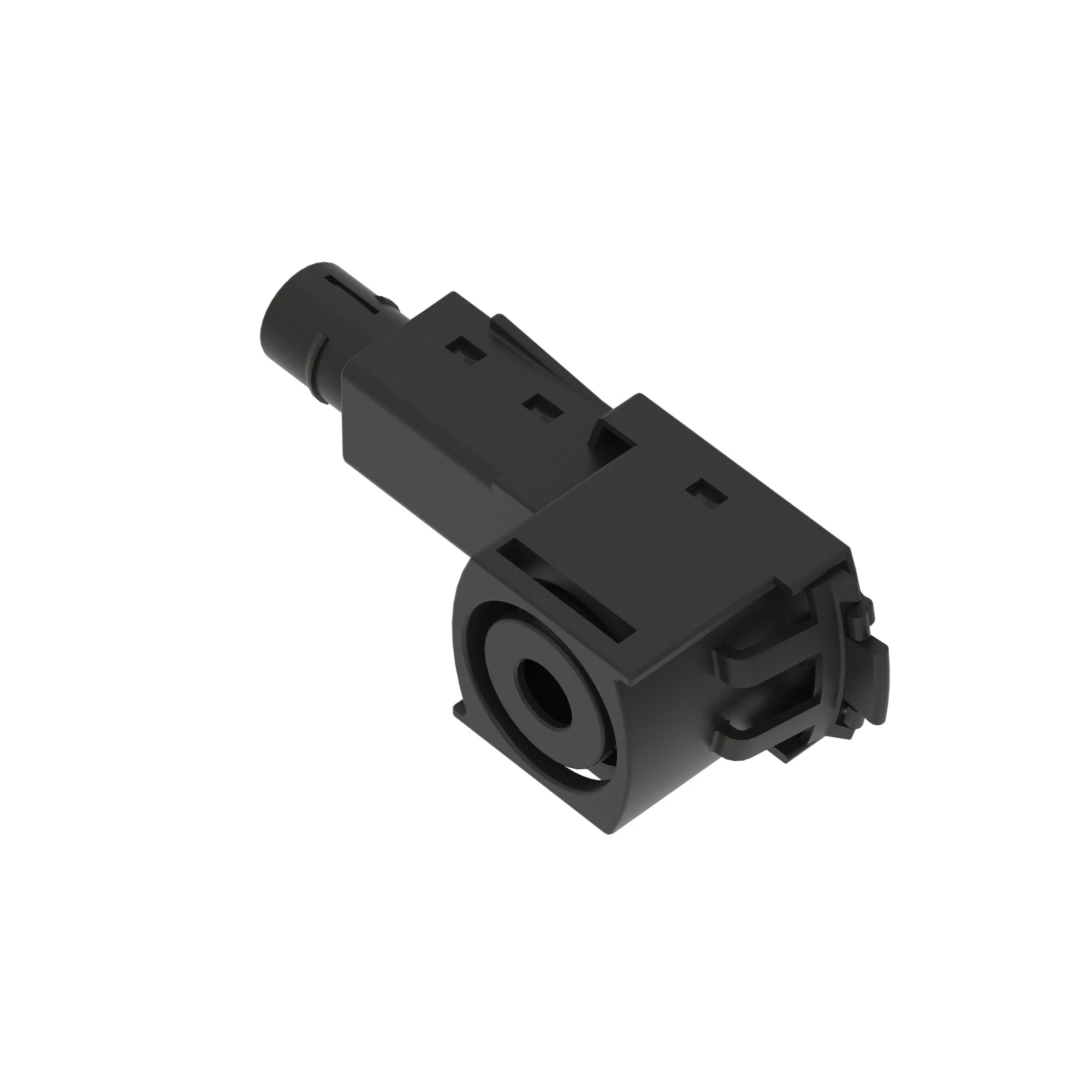 CONN AMPHENOL RADSOK 1W FS BLK PLST