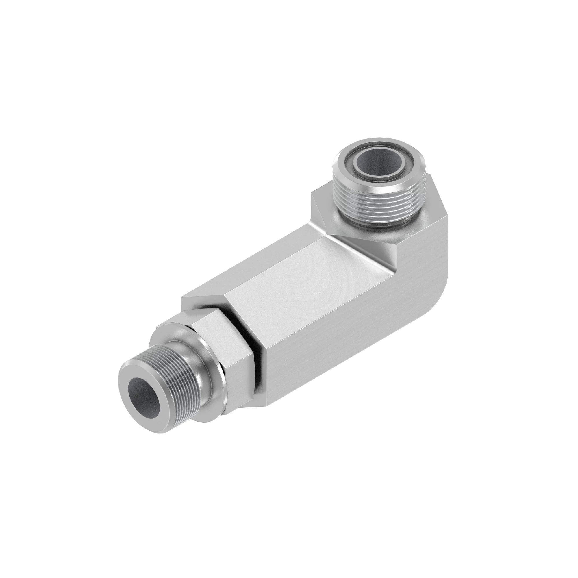 90 DEG LONG STRAIGHT THREAD ELBOW