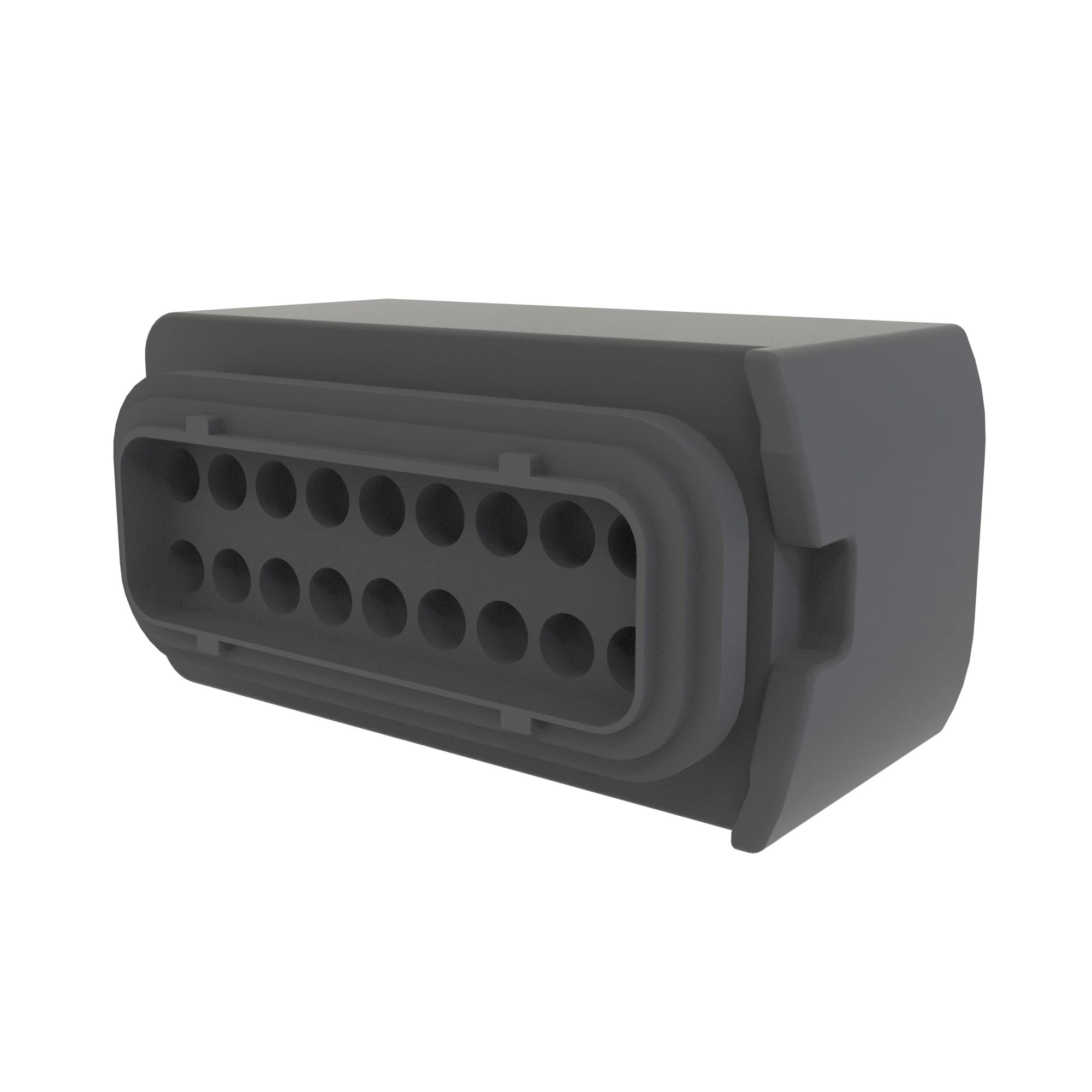 CONN TYCO MCP 18W FS BLK PLSTC