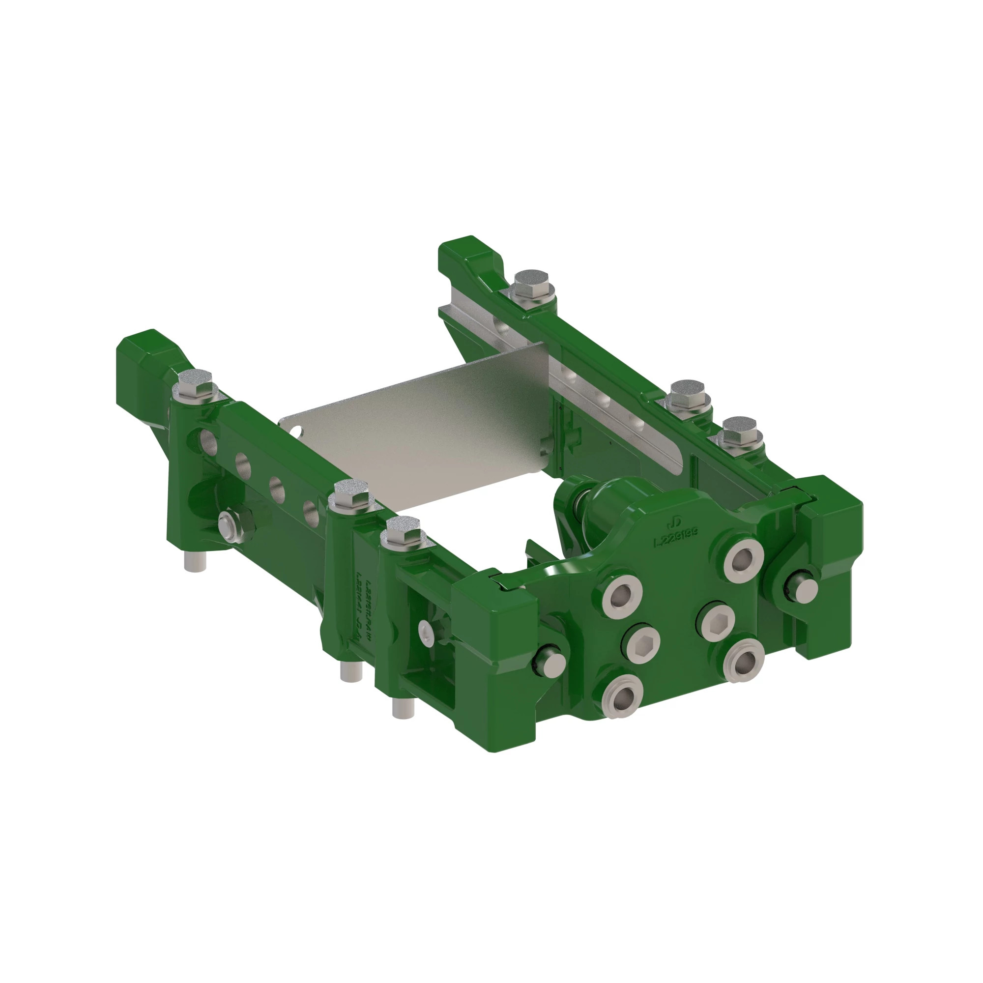 John Deere 3-In-1 Rail System with K80 Ball Type Hitch - BL17036