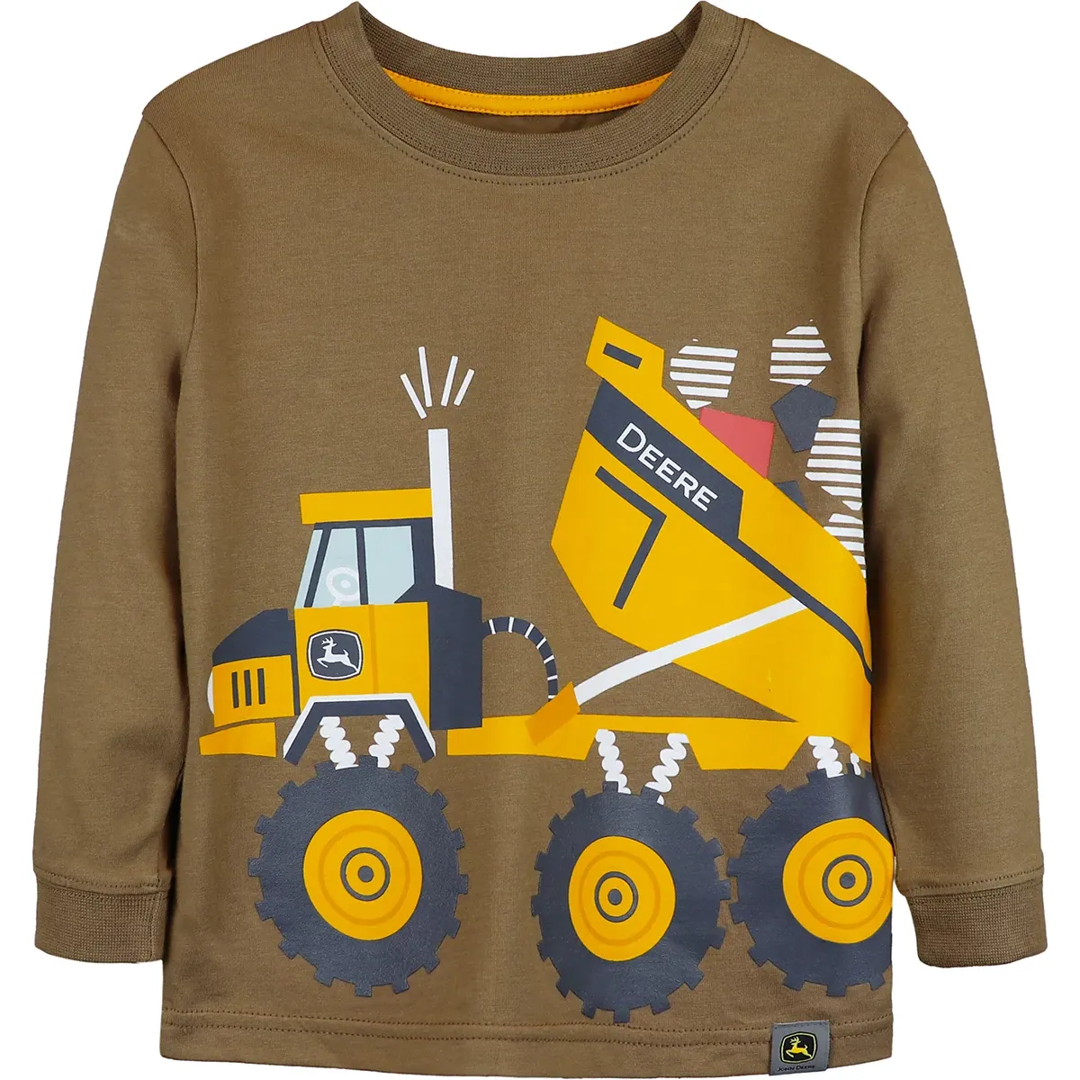 Toddler Dump Truck Long Sleeve T-Shirt