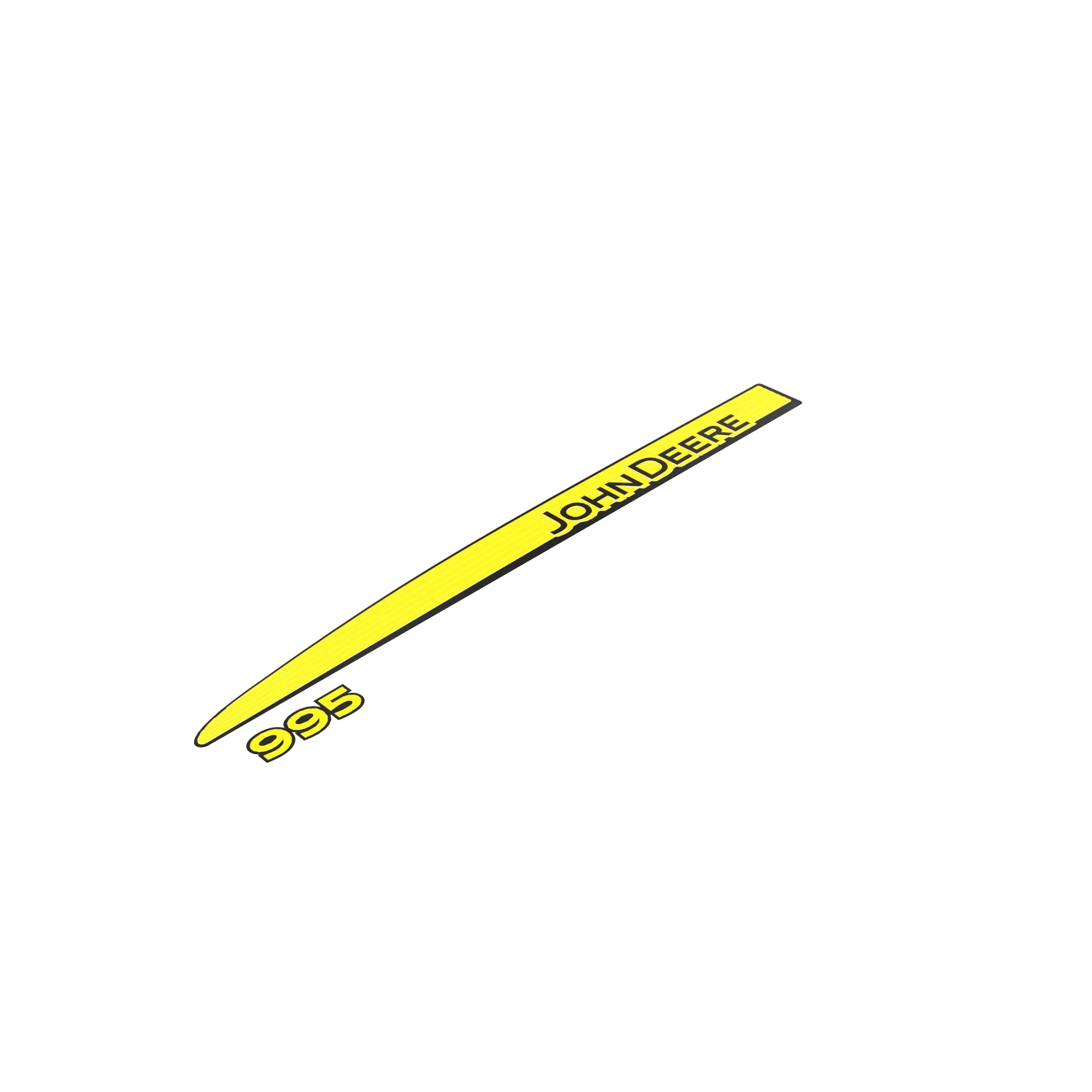 John Deere 995 Model Label, Left Side - FH308472