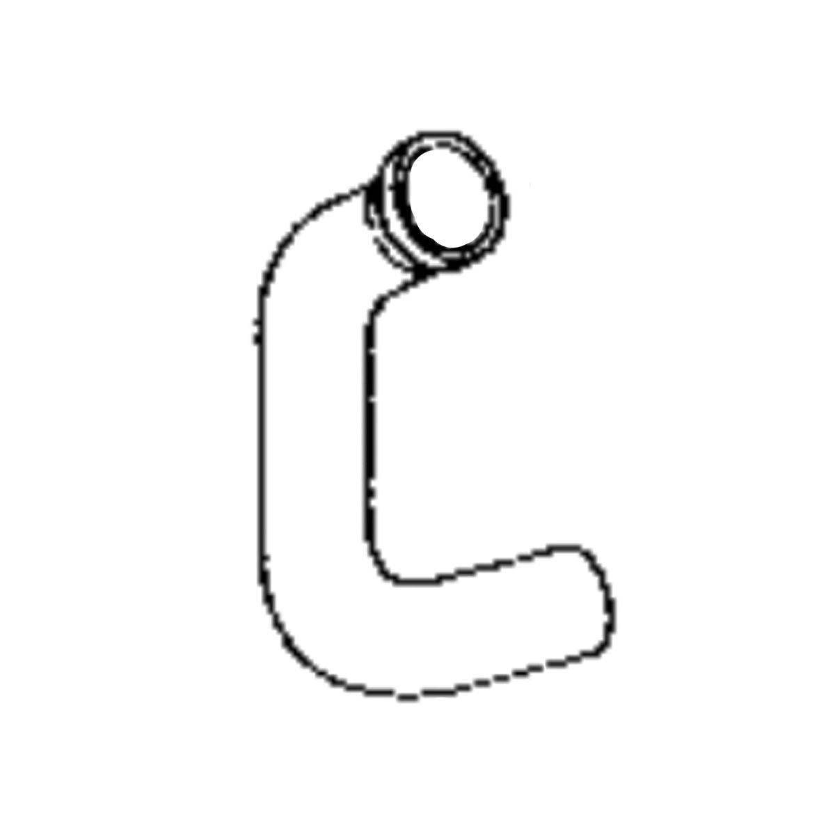 John Deere Lower Radiator Hose - T62529