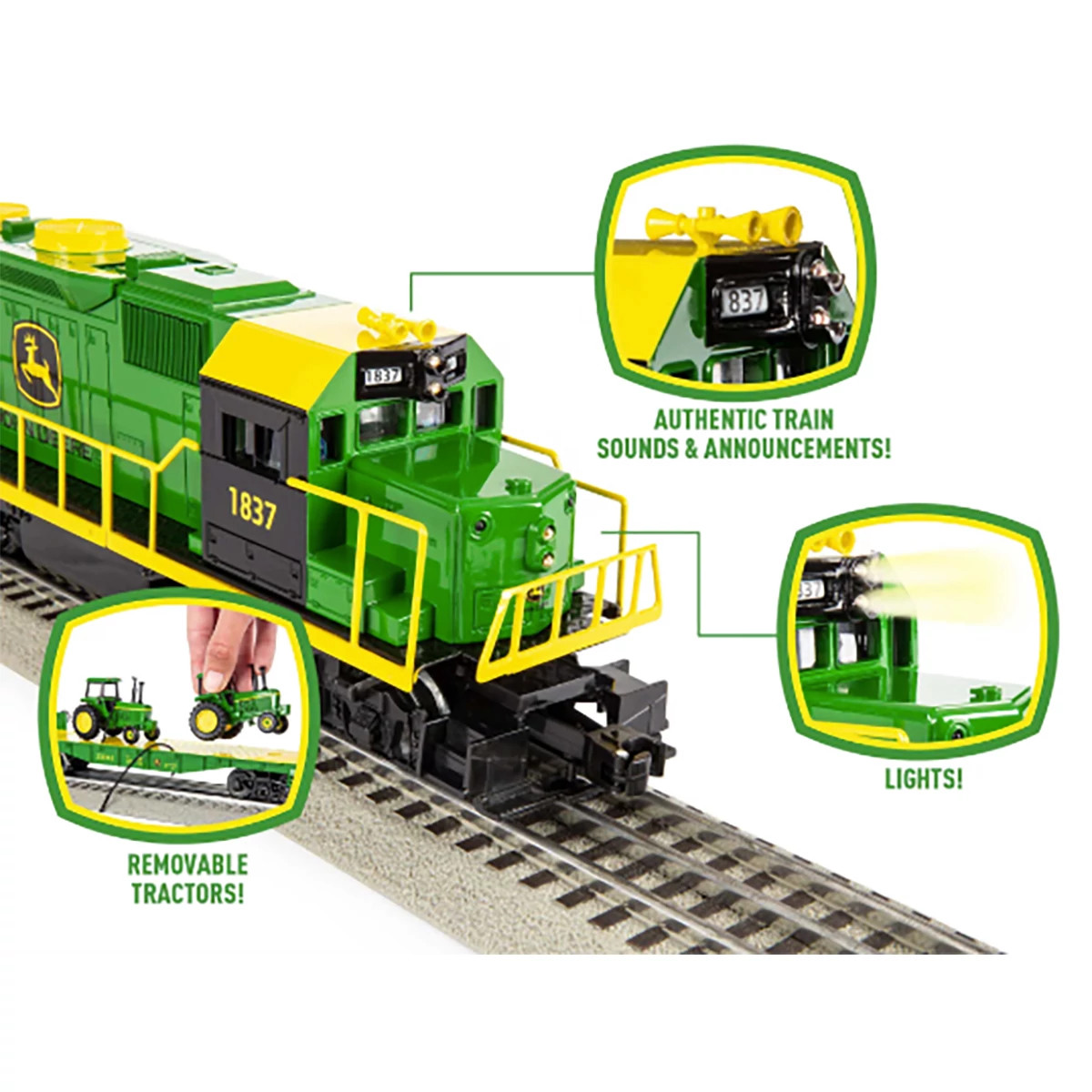Lionel Trains® John Deere LionChief Set with Bluetooth