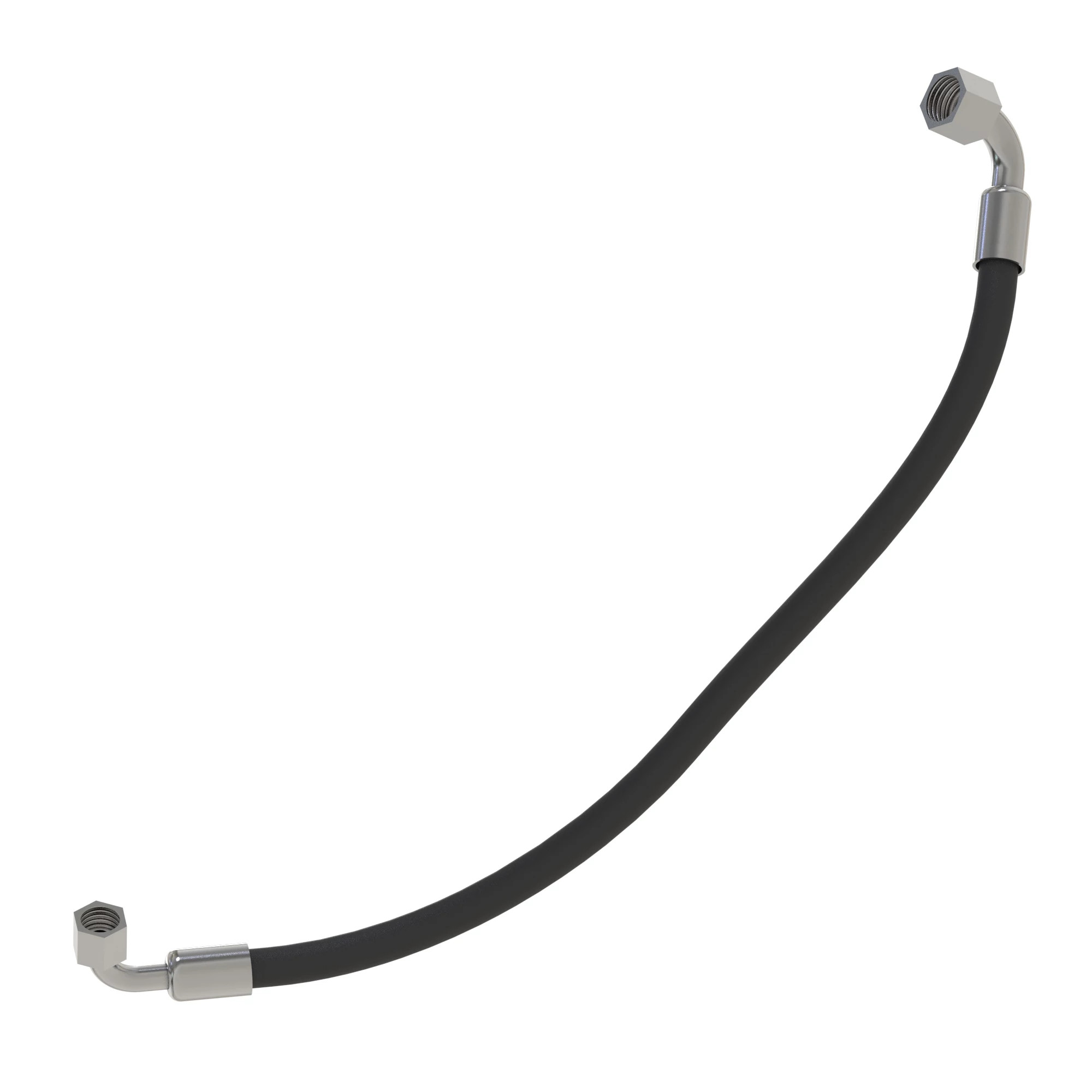 John Deere Tilt Valve to HIC Valve Stack Pressure Hydraulic Hose - AH227037