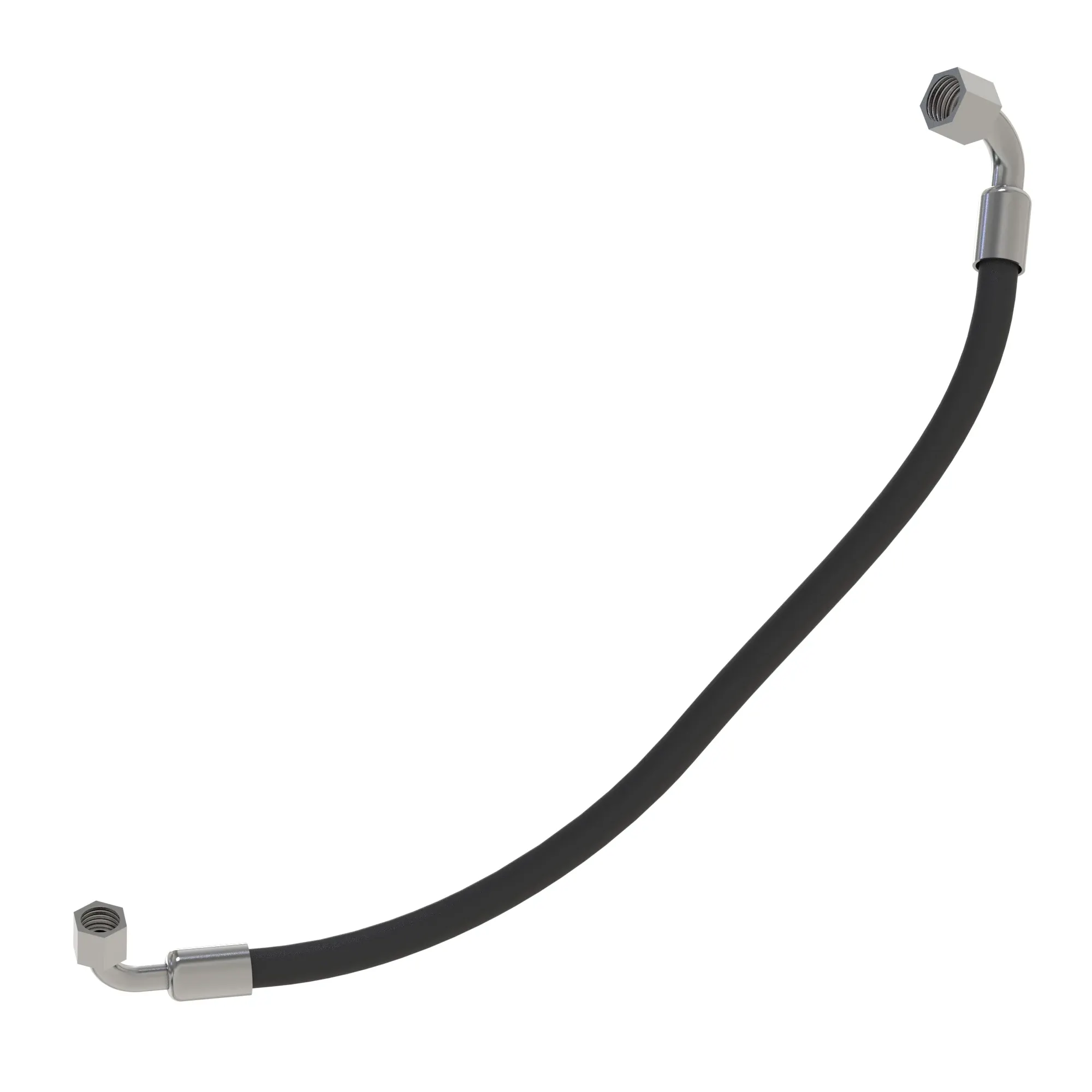 John Deere Tilt Valve to HIC Valve Stack Pressure Hydraulic Hose - AH227037