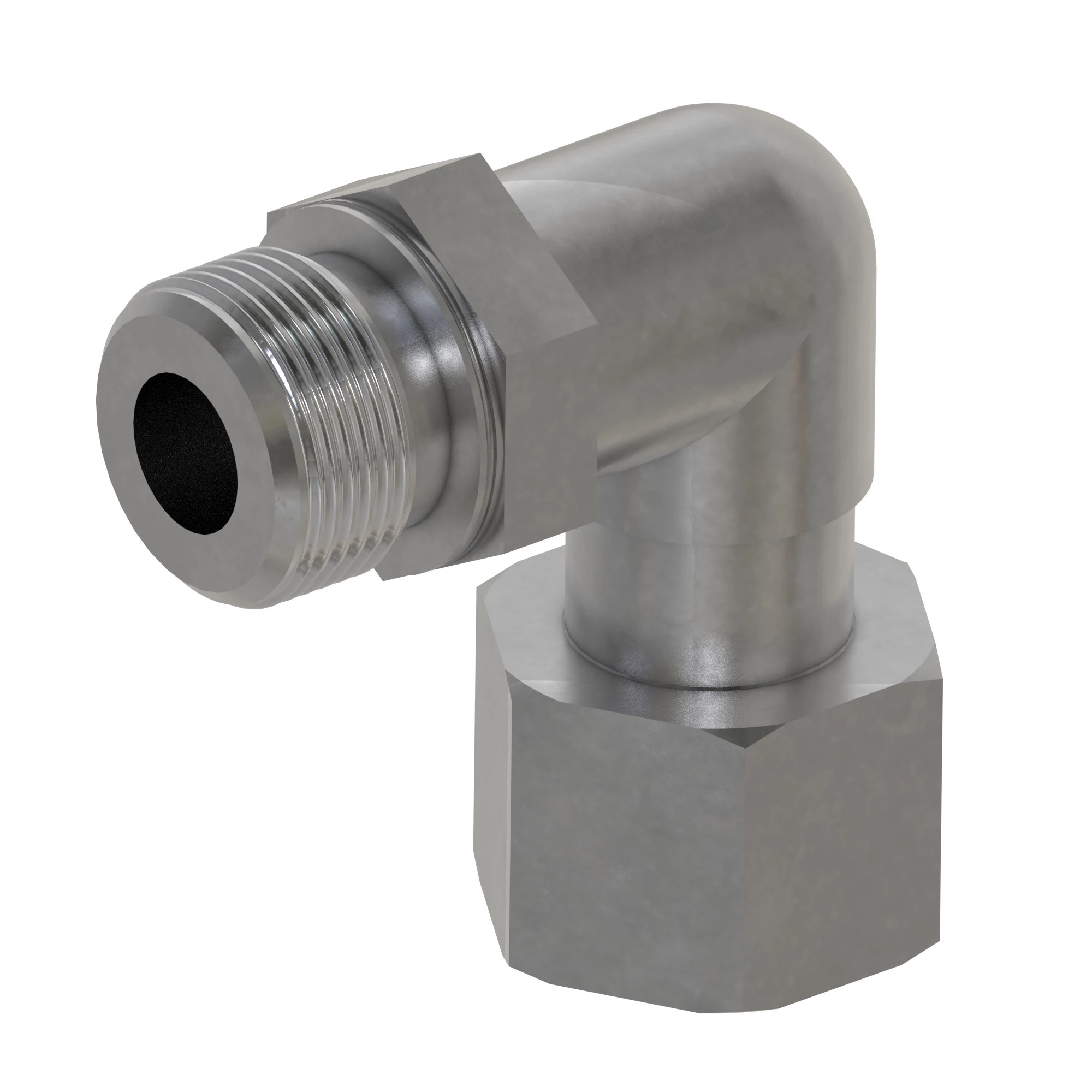 90D, STUD SWIVEL ELBOW,ORFS (SDSWE)