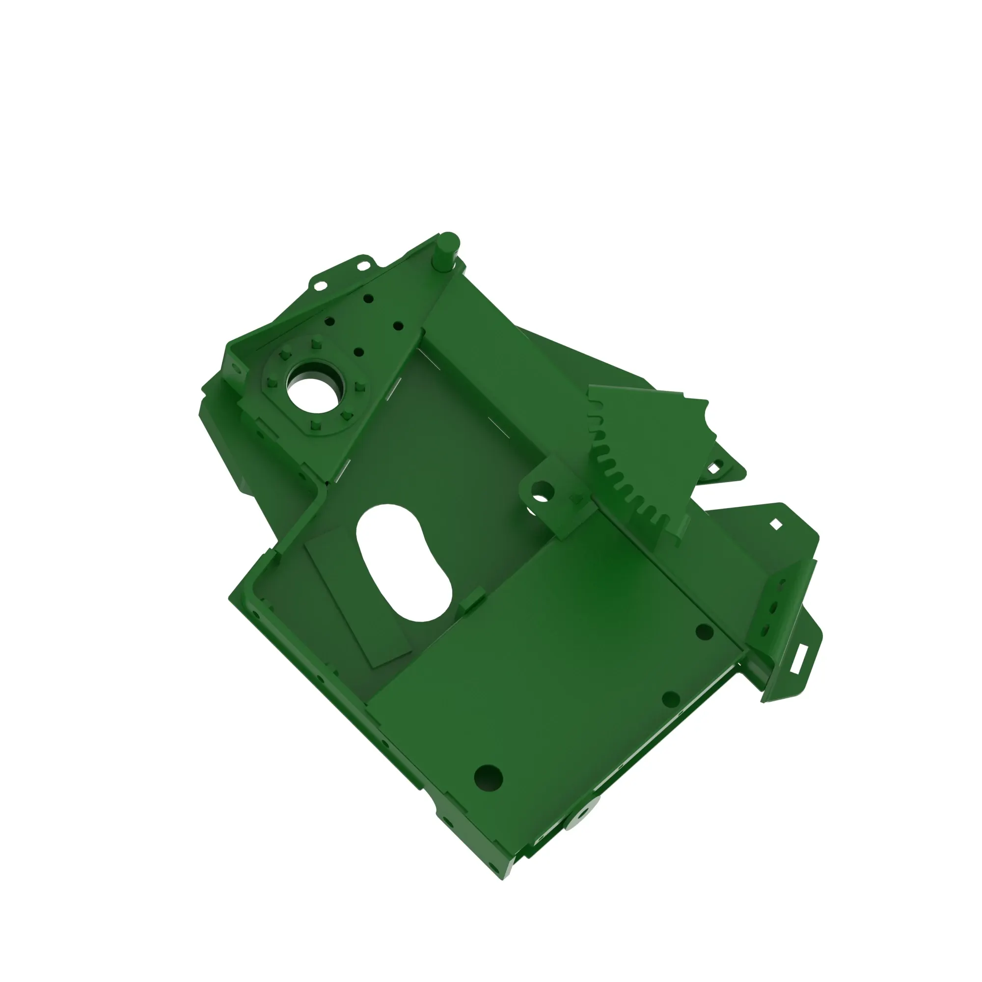 John Deere Right Side Rear Platform Frame and Deflectors Sheet - AE71606