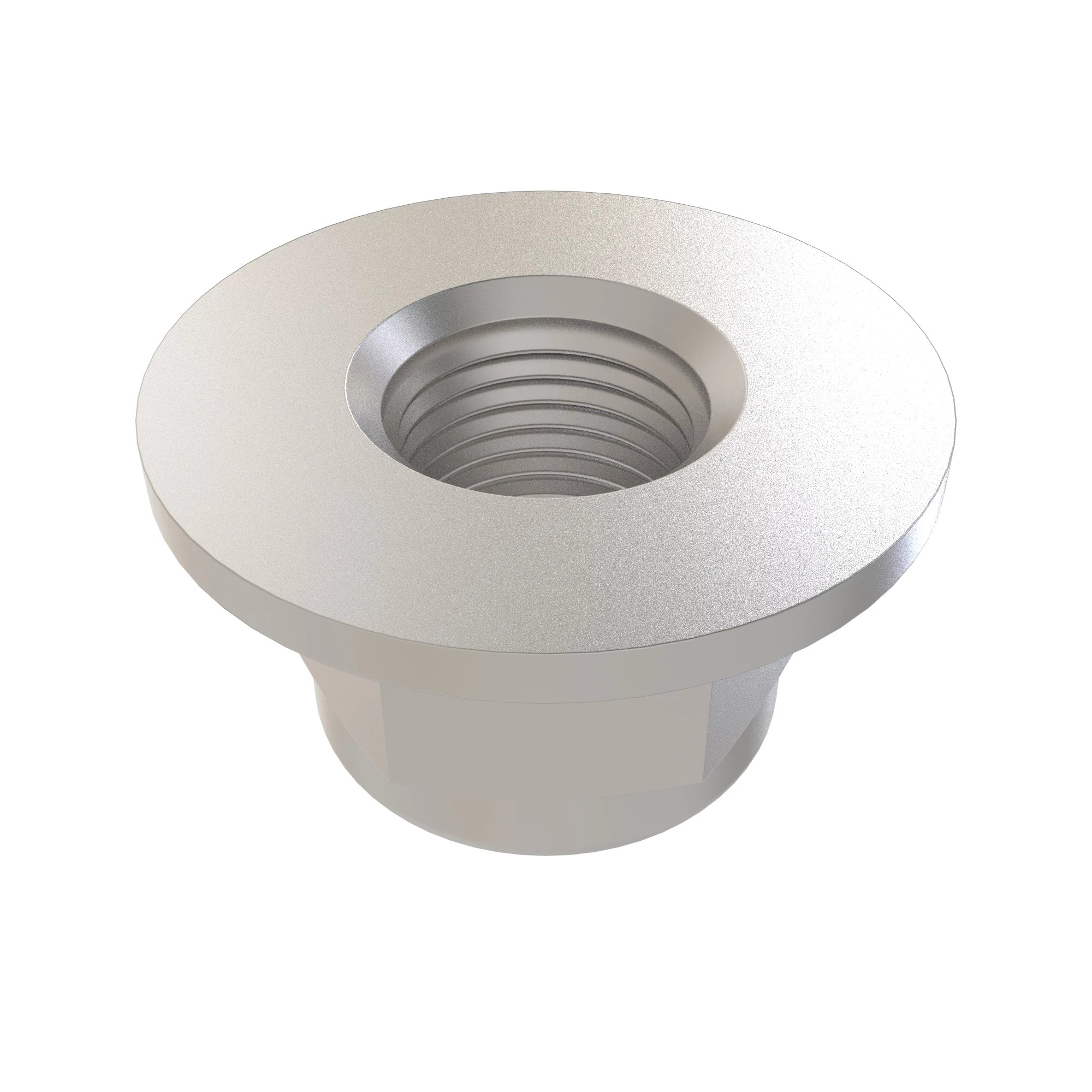 NUT, 3/4-10 FLANGED NYLOCK