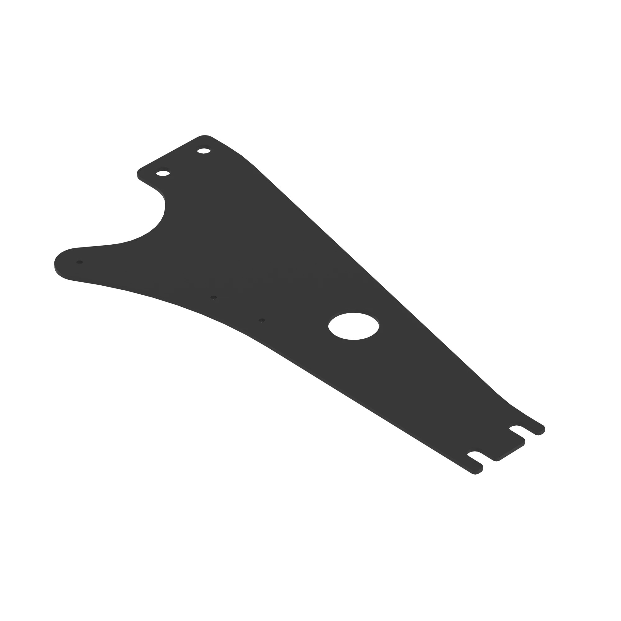 John Deere Narrow Fender Wire Harness Plate - R345915