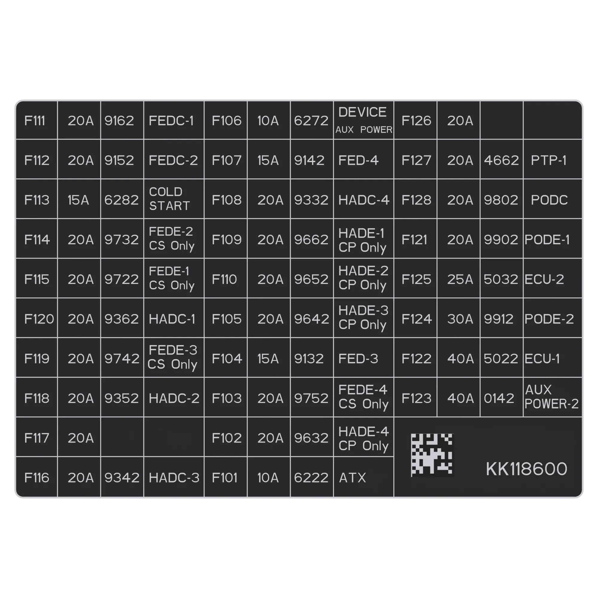 John Deere Label - KK118600