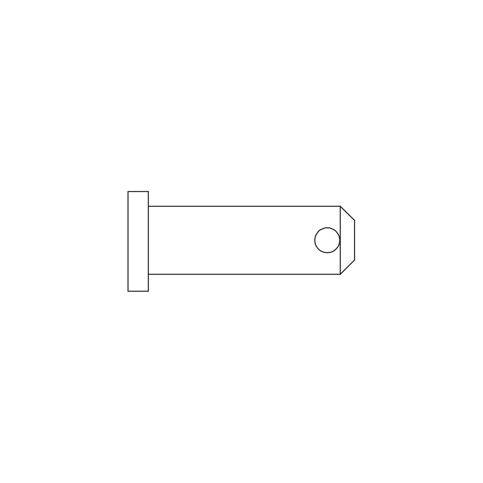 John Deere Clevis Head Pin - 0130019012