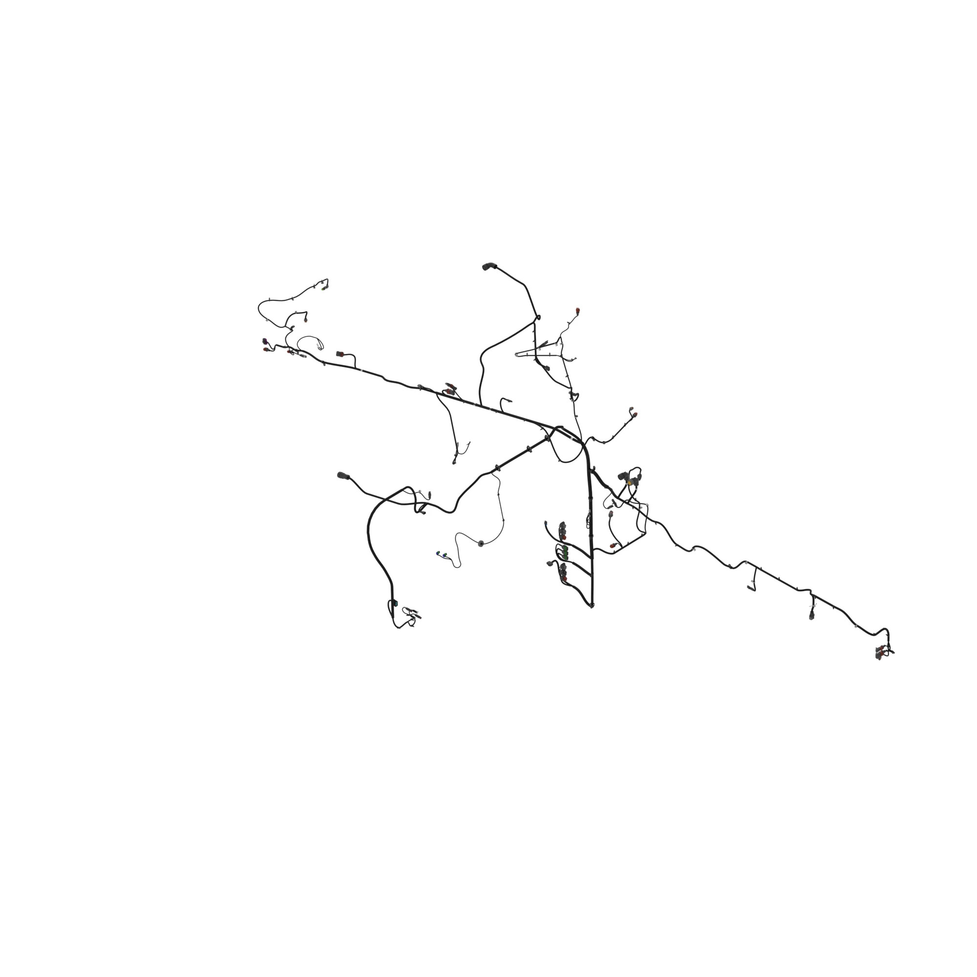 John Deere Right Side Chassis Main Wiring Harness - AXE74048