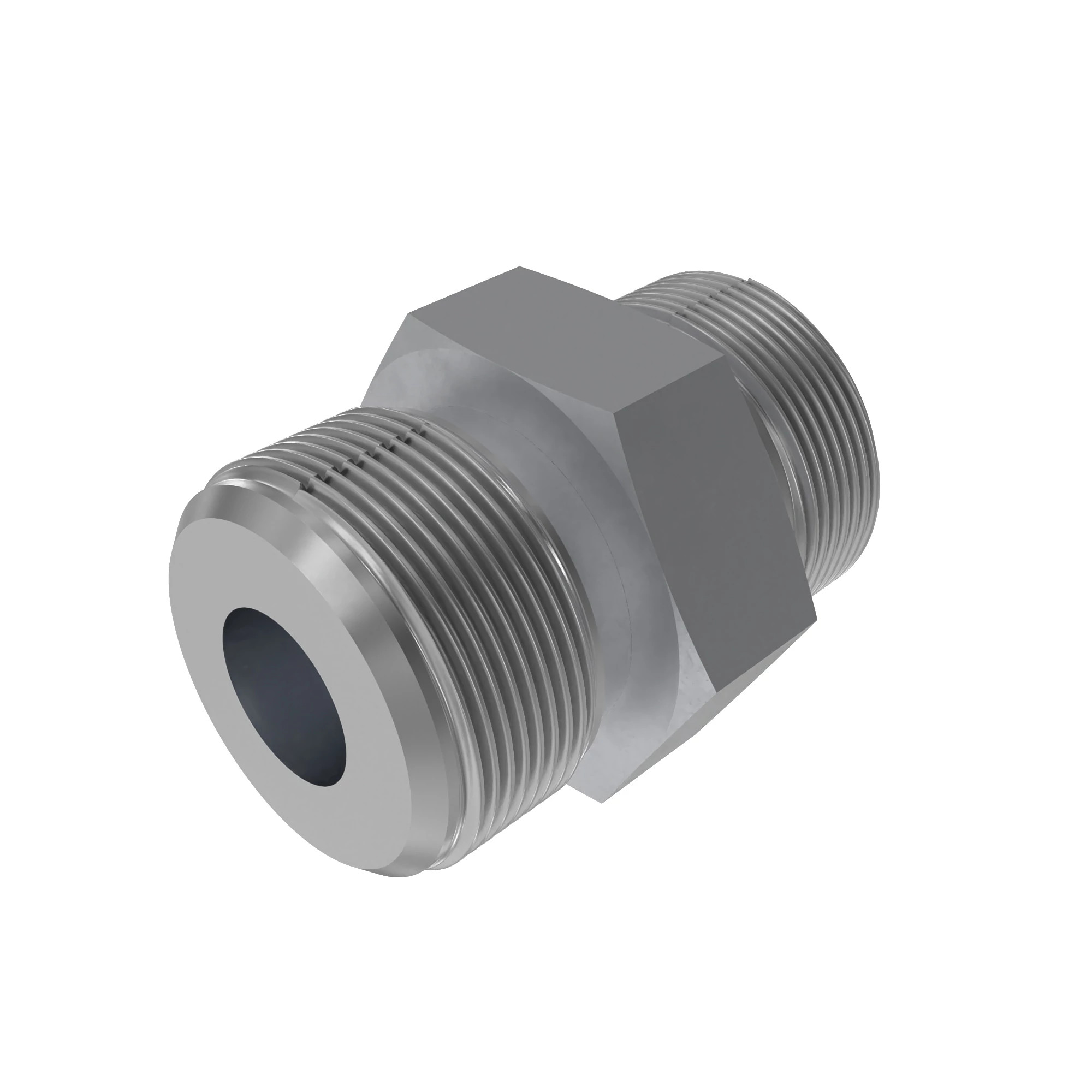 STUD STRAIGHT, ORFS W/METRIC HEX