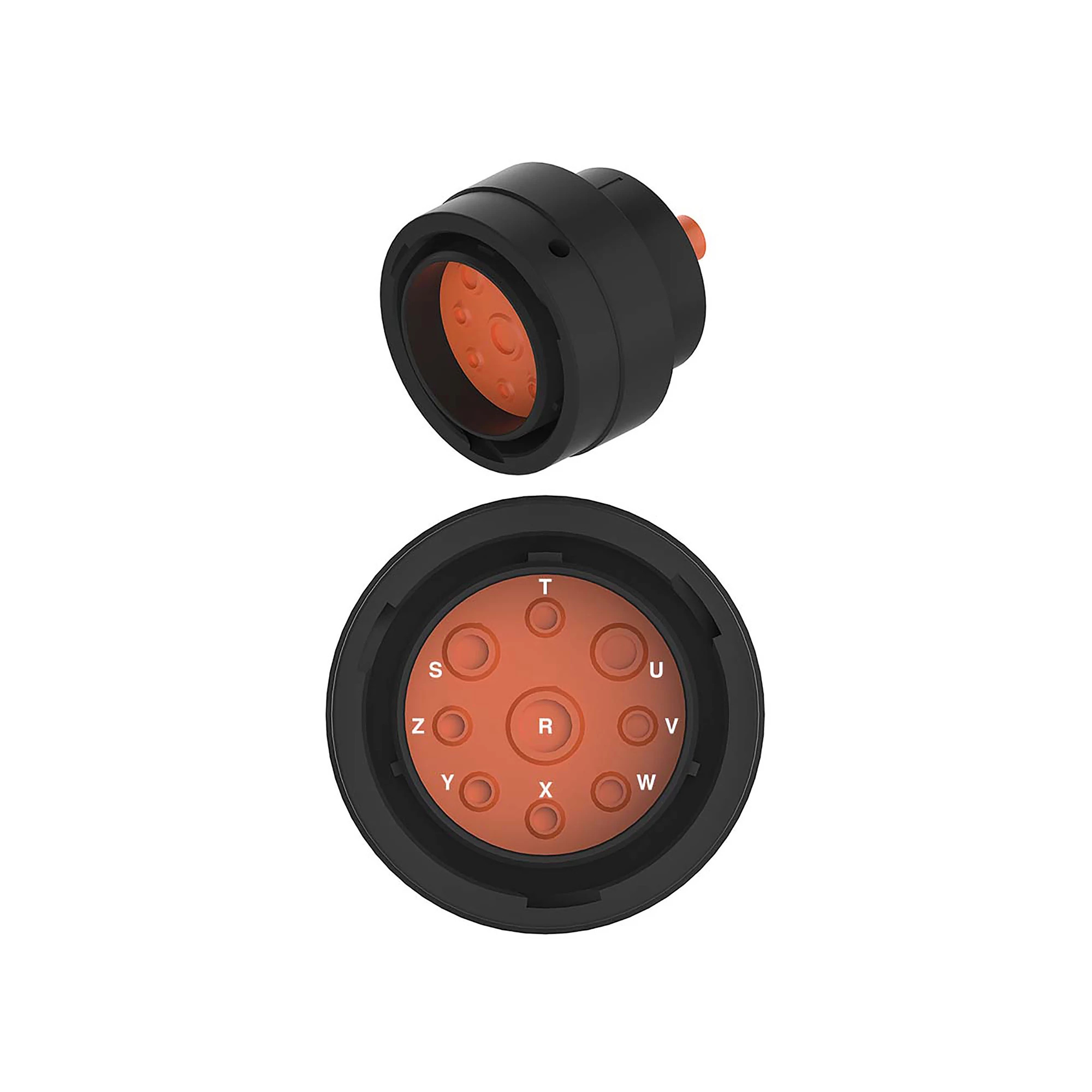 John Deere Black External Electrical Connector Housing, 9 Cavities - 57M12657