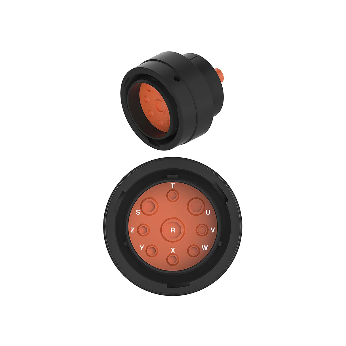 John Deere Black External Electrical Connector Housing, 9 Cavities - 57M12657