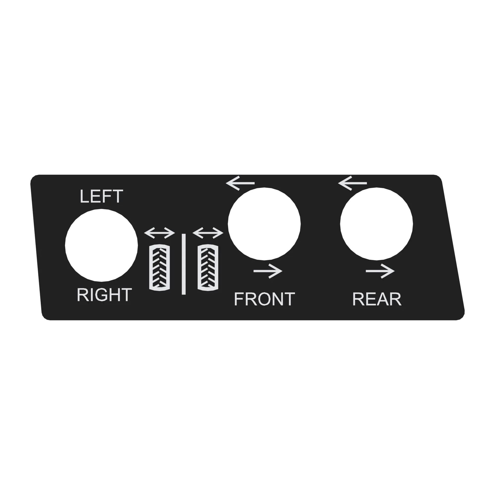 John Deere Label, Tread Adjust - N307822