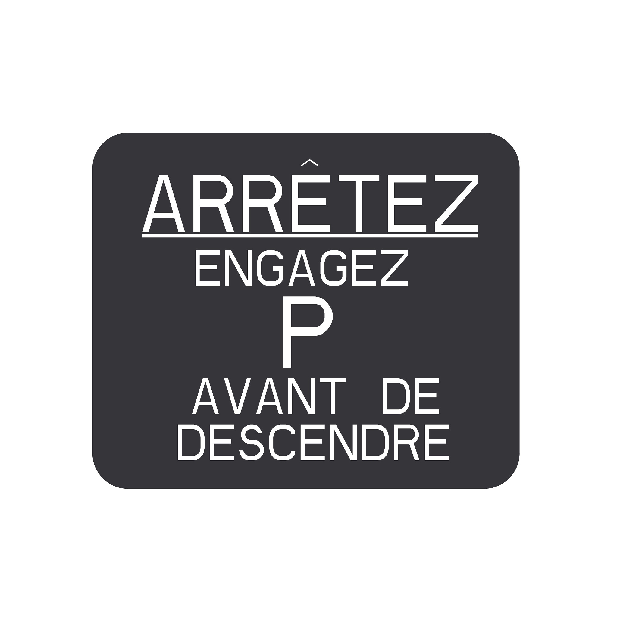 LABEL, TRANSMISSION PARK (FRENCH)