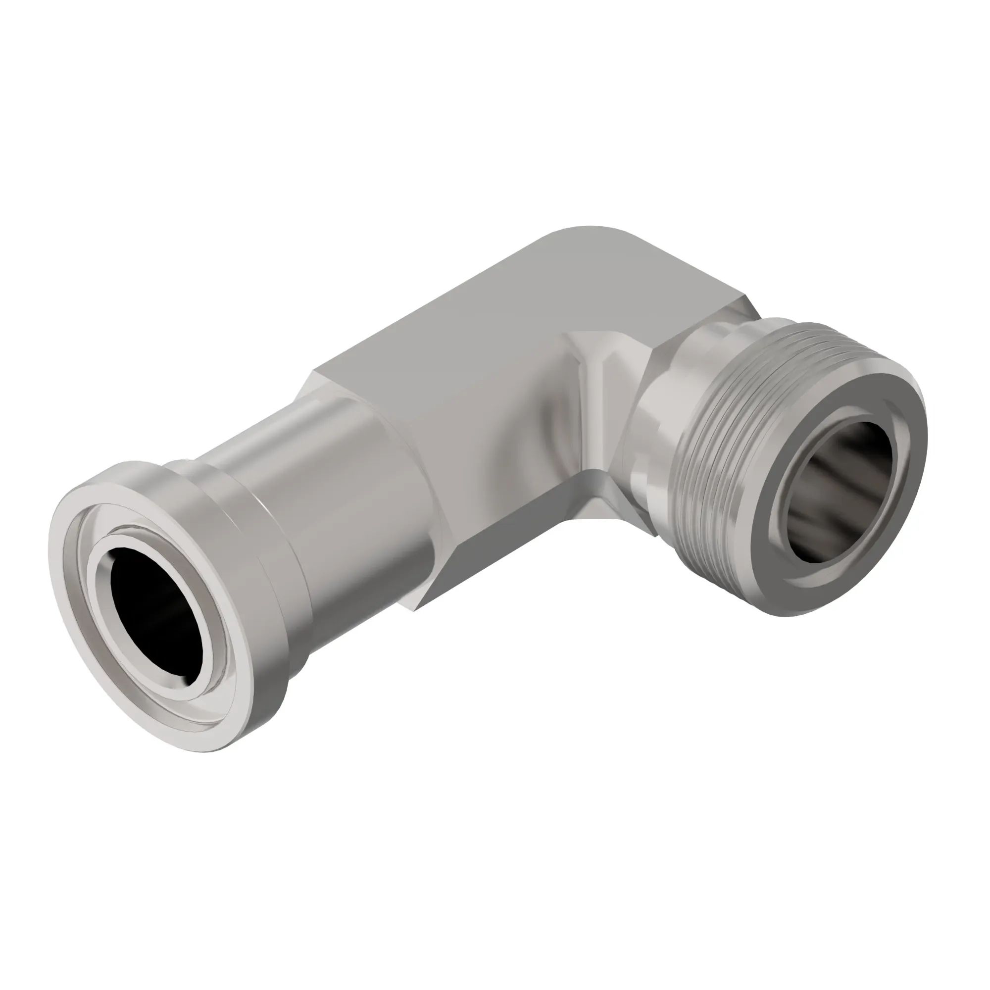 John Deere 90Deg Elbow Flange Fitting - T387344