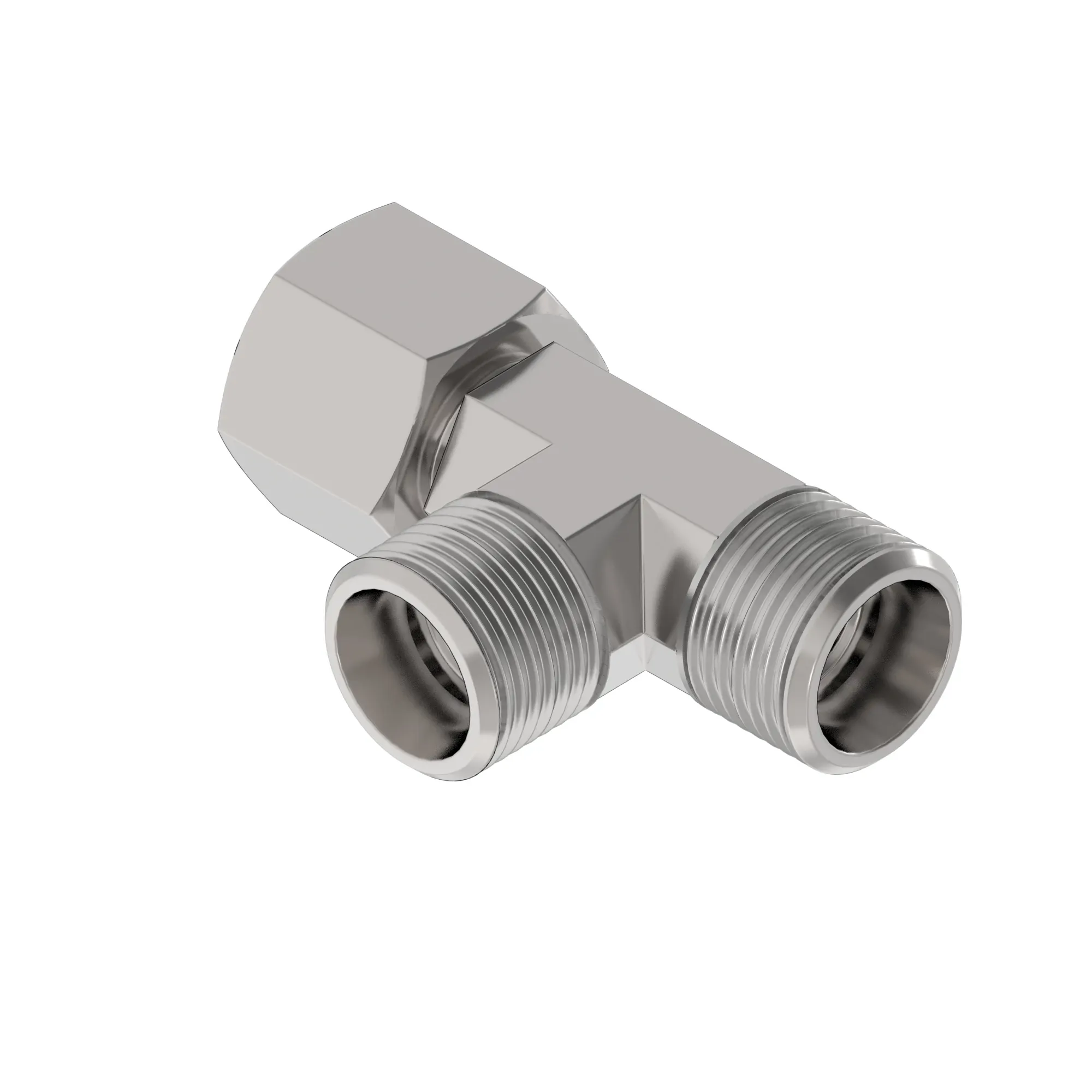 CONNECTOR, SWIVEL NUT RUN TEE- L10