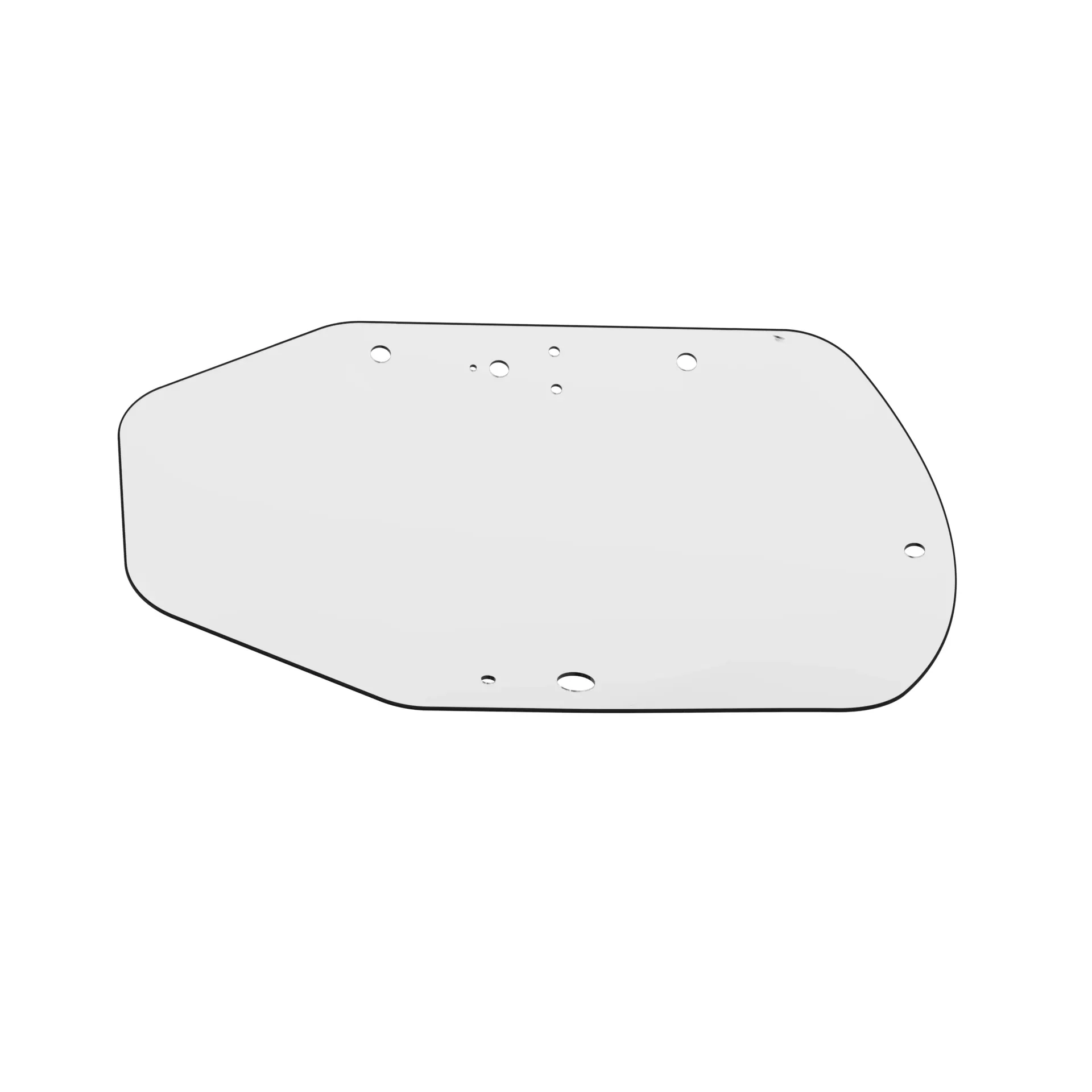 WINDOWPANE, CAB DOOR, GLASS MID/LAR