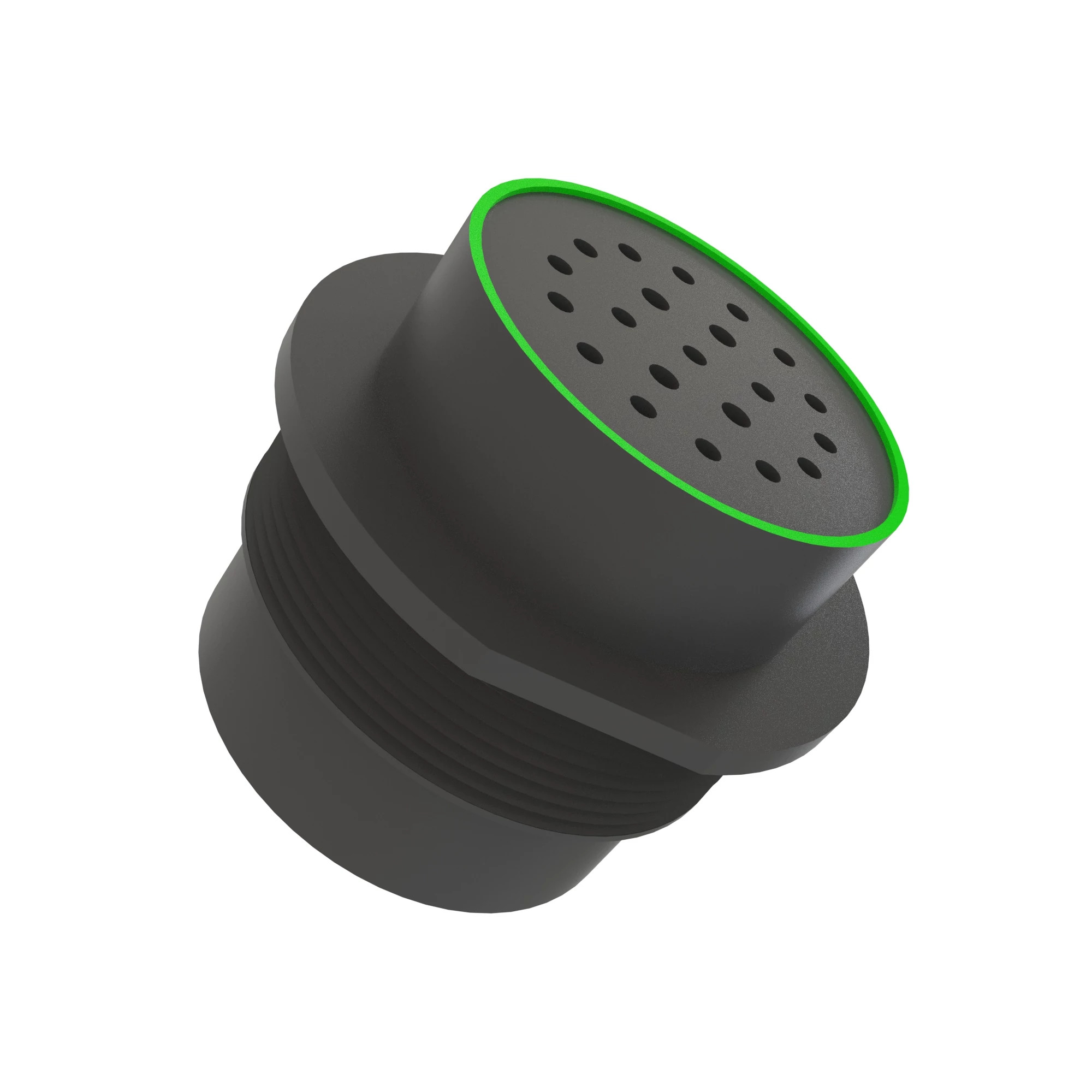 John Deere Black External Electrical Connector Housing, 21 Cavities - 57M7748