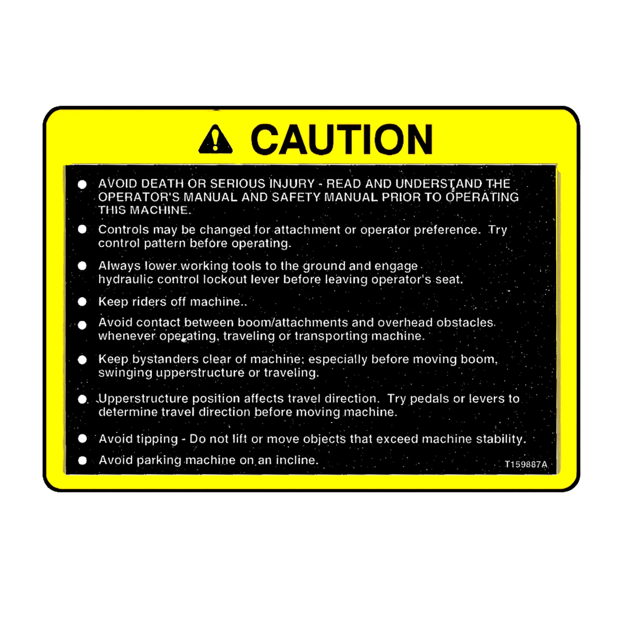 CAUTION DECAL