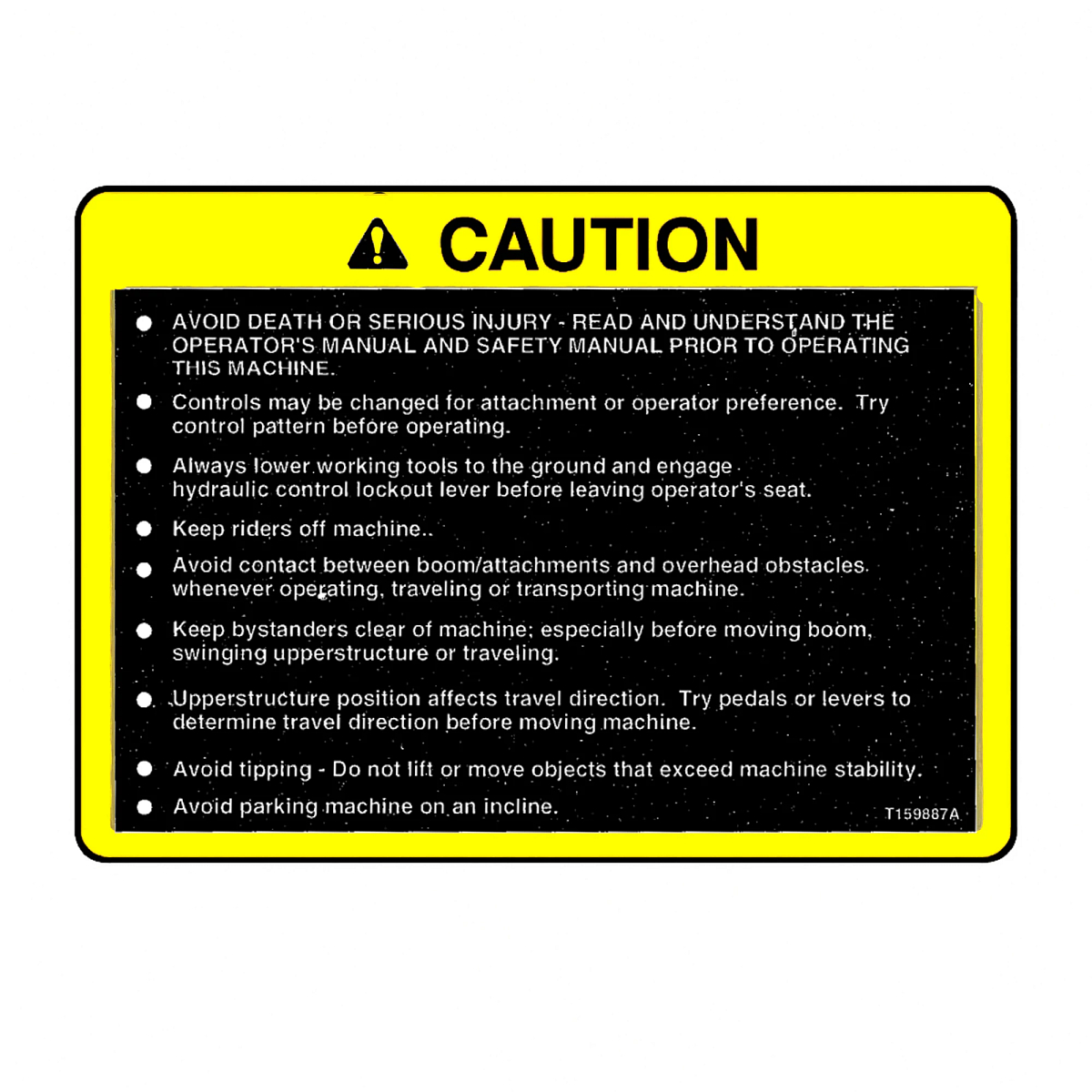 CAUTION DECAL